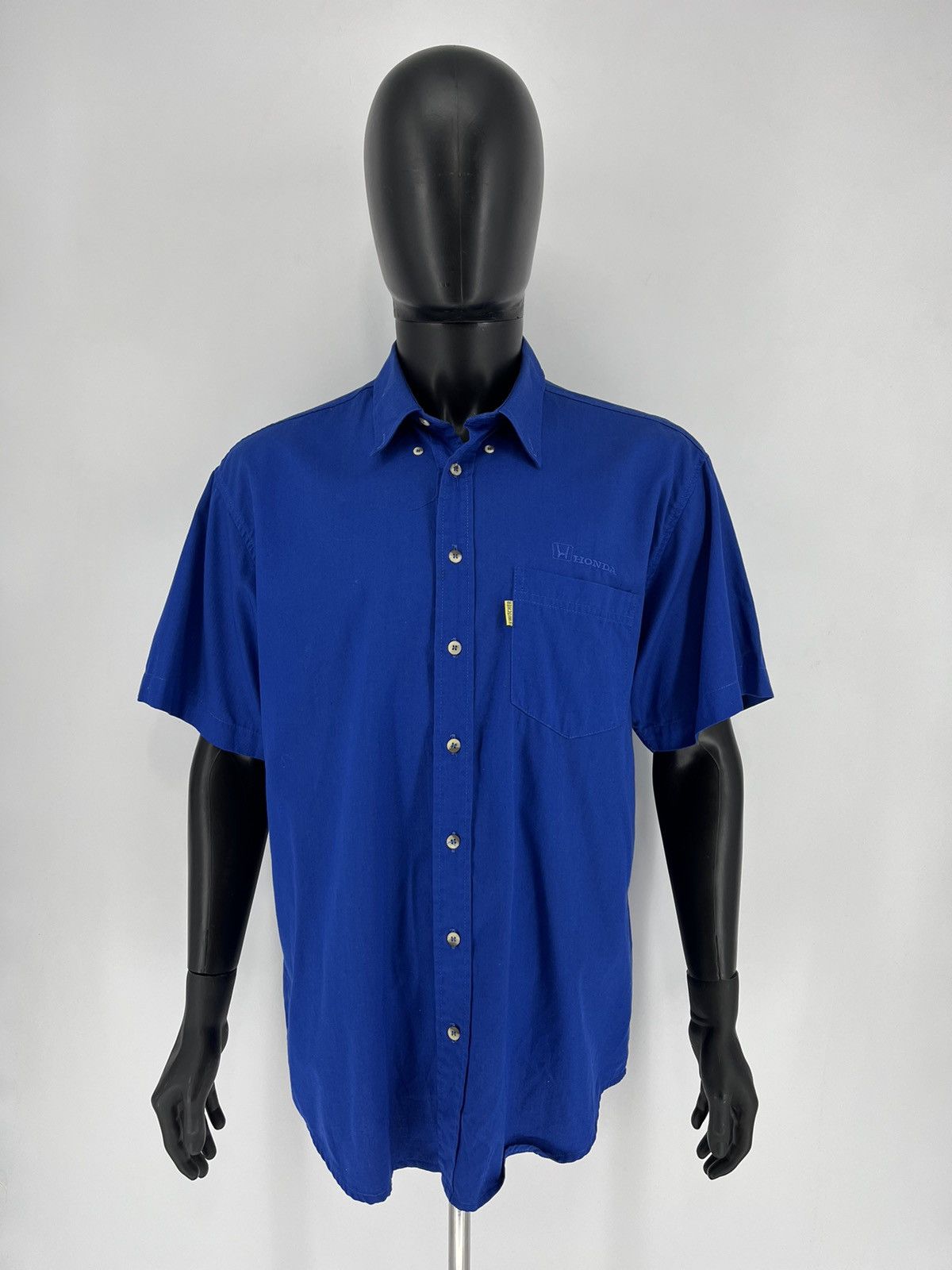 Honda × Japanese Brand Vintage Y2K Honda Button Up Shirt Big Logo Size US L / EU 52-54 / 3 - 2 Thumbnail
