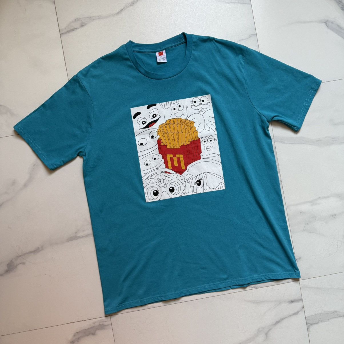 Hypebeast × LEGO McDonald’s Nanoblock Fries & Old Friends T-Shirt Size US XL / EU 56 / 4 - 3 Thumbnail