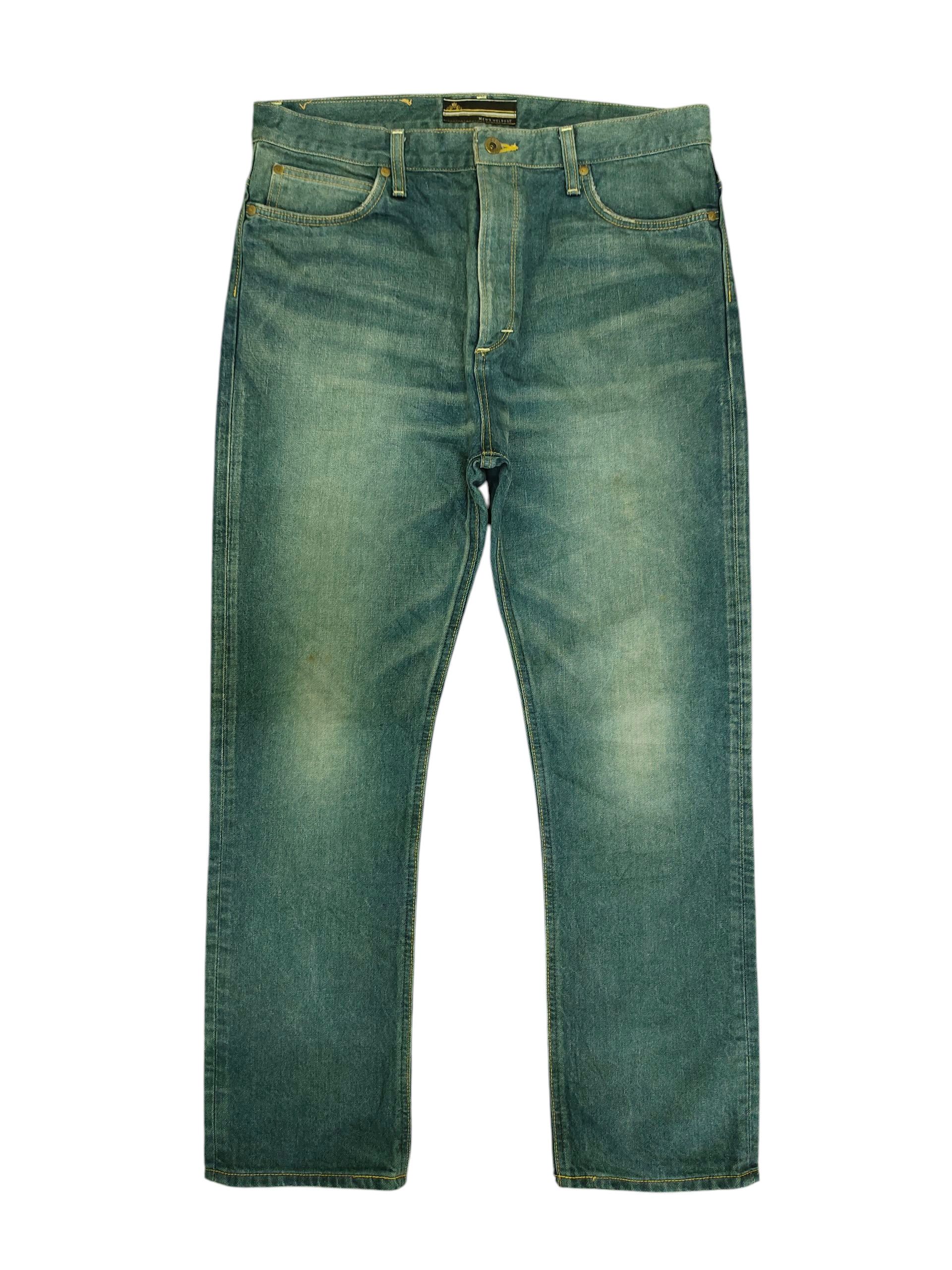 Undercover Lee X Men Melrose Japan Clawmark Faded Denim Jeans Size US 36 / EU 52 - 1 Thumbnail