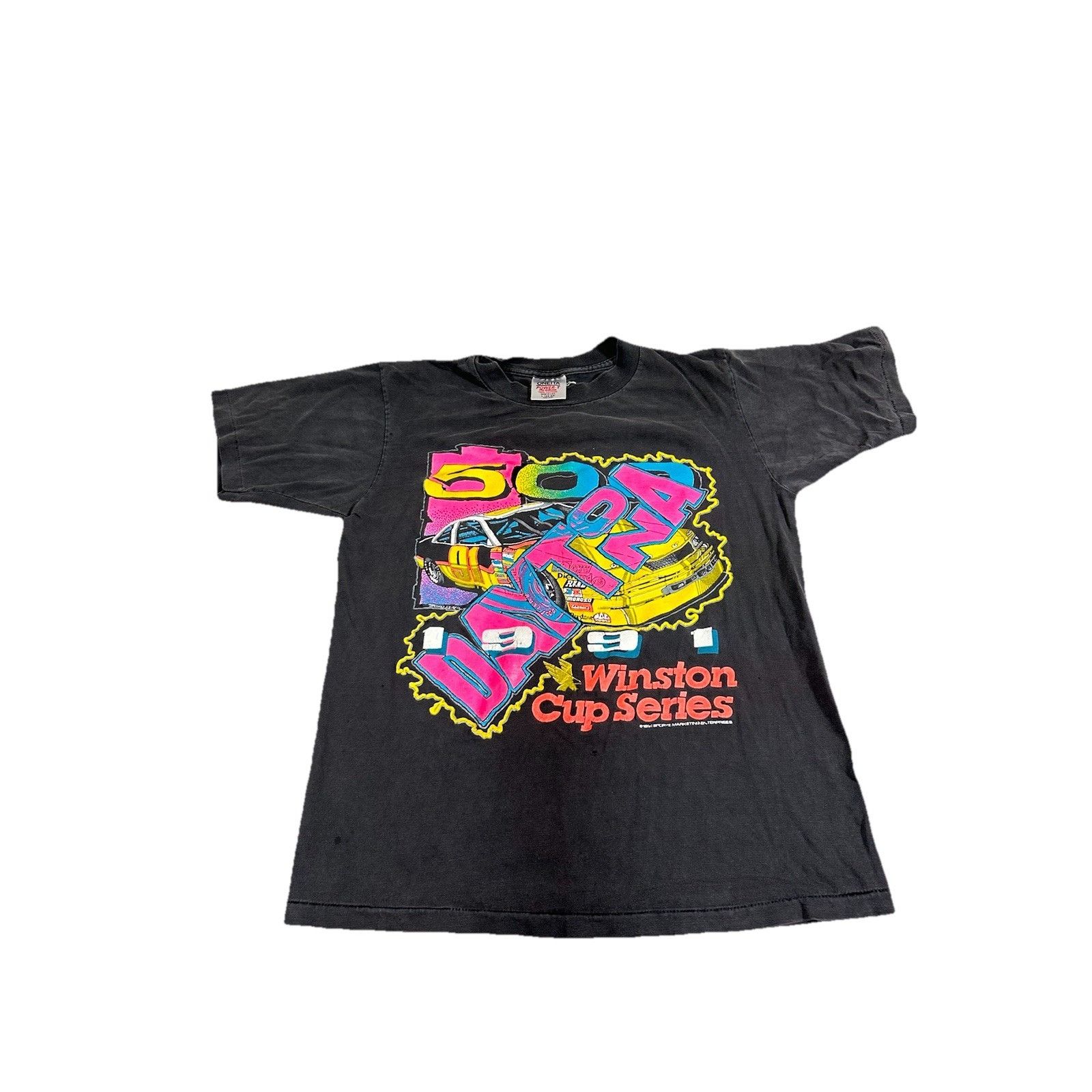 Vintage Vintage 1991 Daytona Winston Cup Series T-Shirt Racing NASCA Size US L / EU 52-54 / 3 - 1 Thumbnail