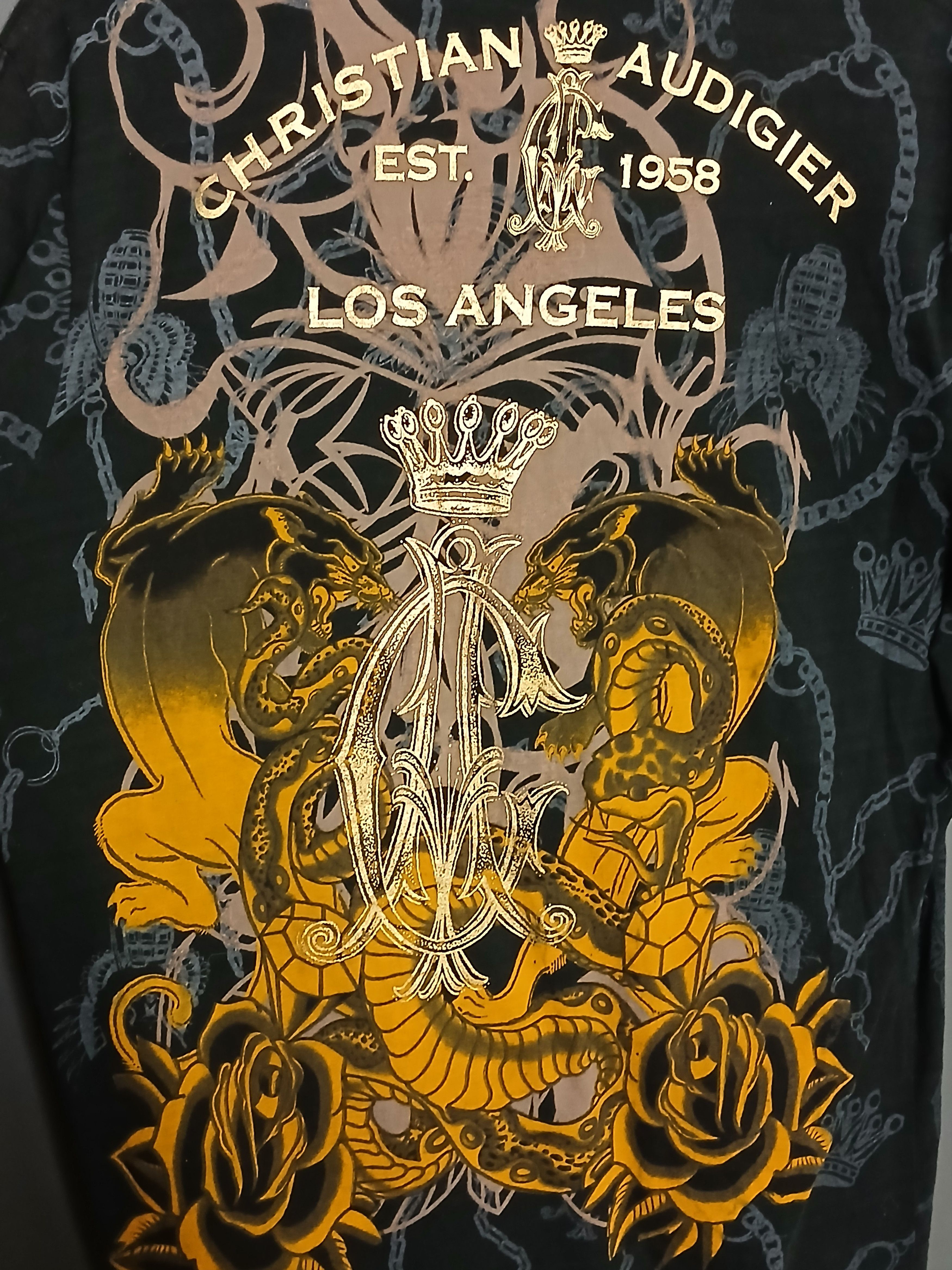 Christian Audigier × Ed Hardy Ed Hardy by Christian Audigier T-Shirt Size US XL / EU 56 / 4 - 4 Thumbnail