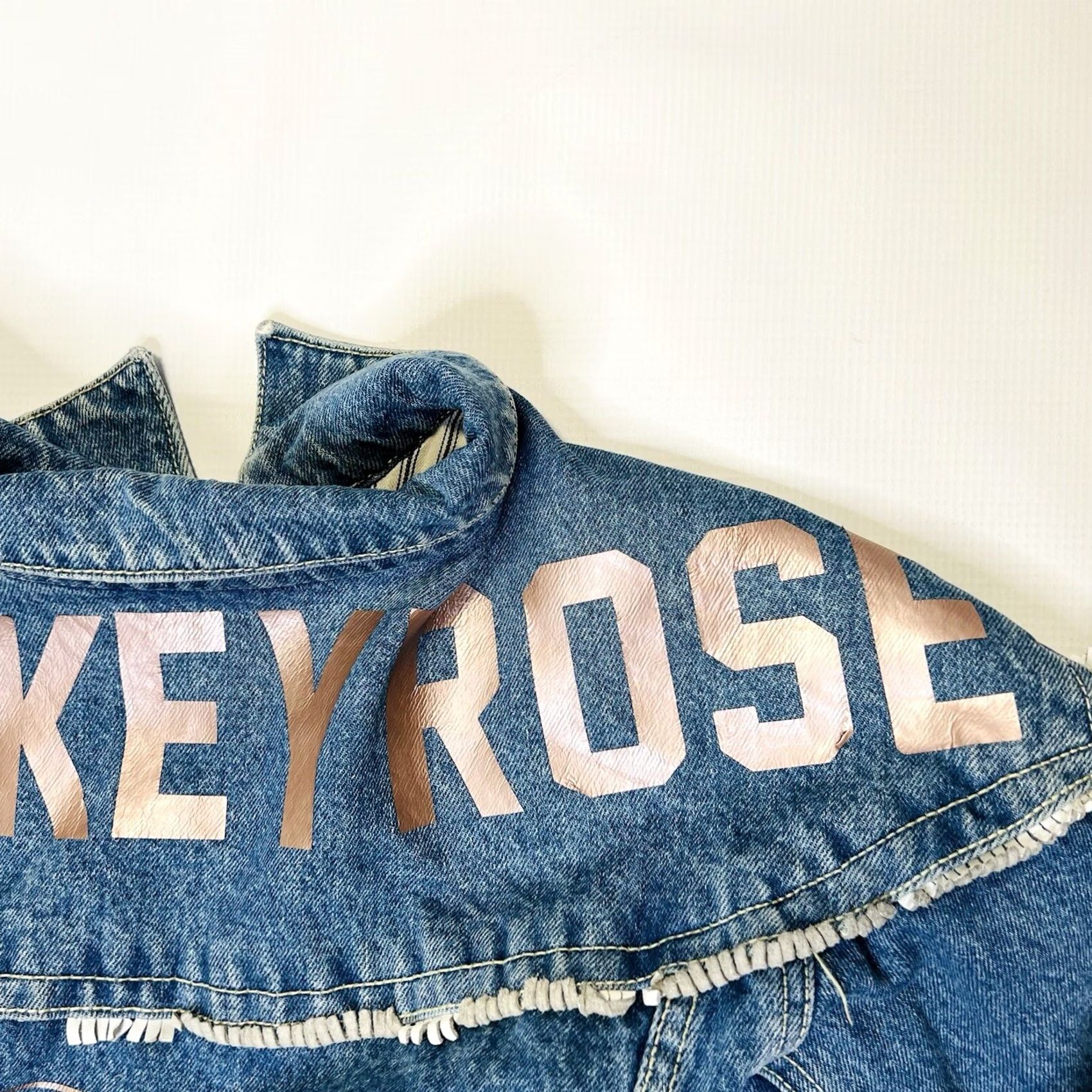 Denime VINTAGE Get Used by Elie Denim Jean Jacket Small Mens/Womens Blue Cotton 1980s Street Wear Jacket Size 28" / US 6 / IT 42 - 7 Thumbnail