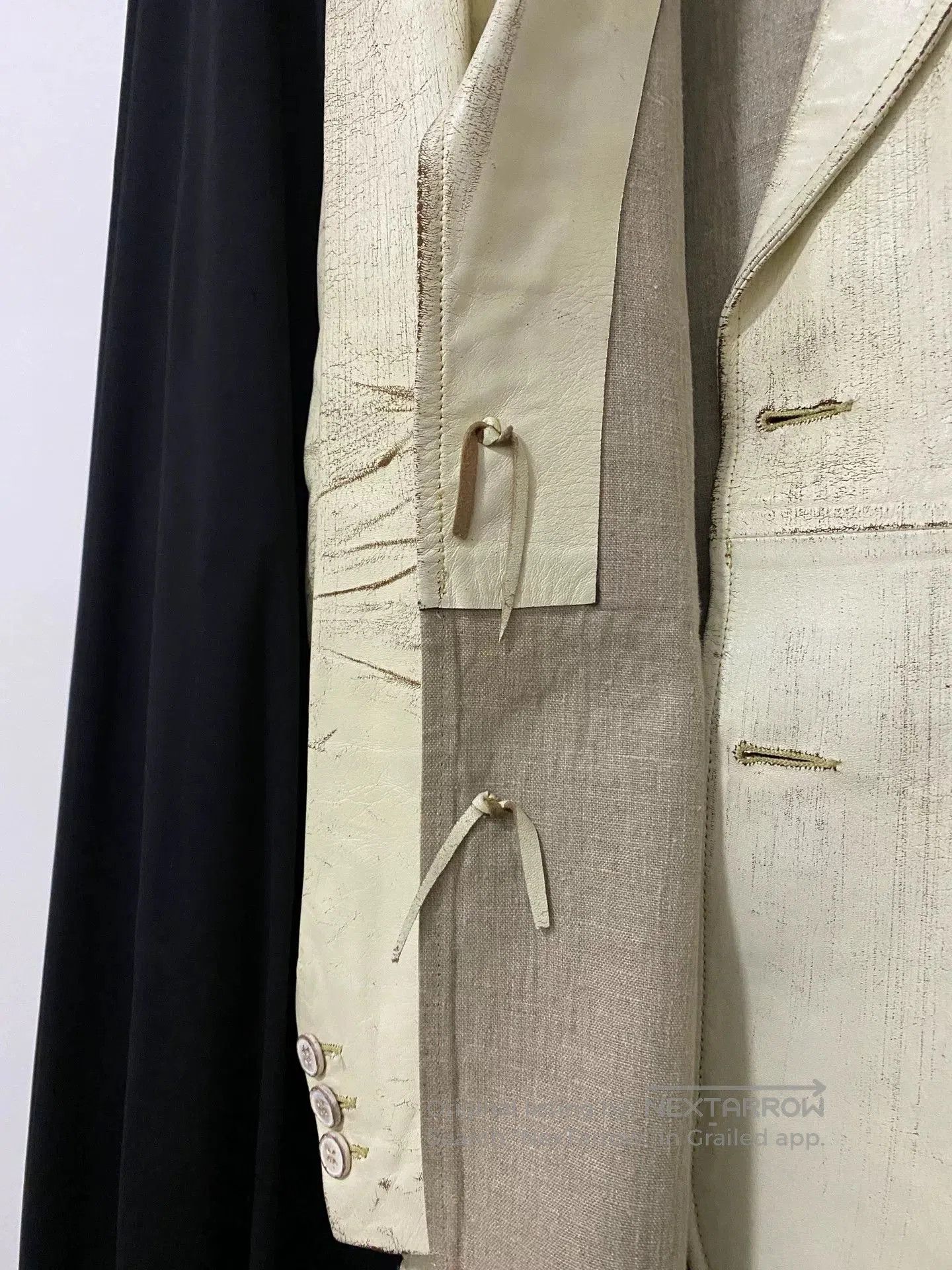 Isaac Sellam Experience Issac Sellam Distressed Leather Jacket. Size US M / EU 48-50 / 2 - 4 Thumbnail