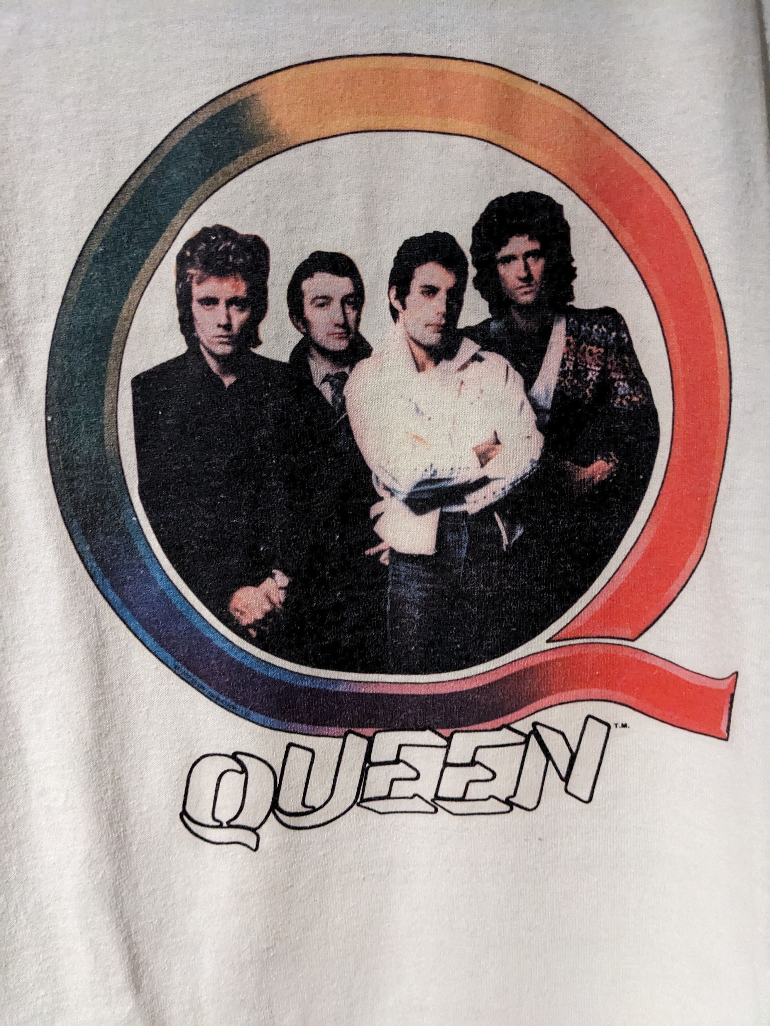 Band Tees × Vintage Vintage 90s Queen Band Freddy Mercury Ringer T-Shirt Size US L / EU 52-54 / 3 - 2 Thumbnail