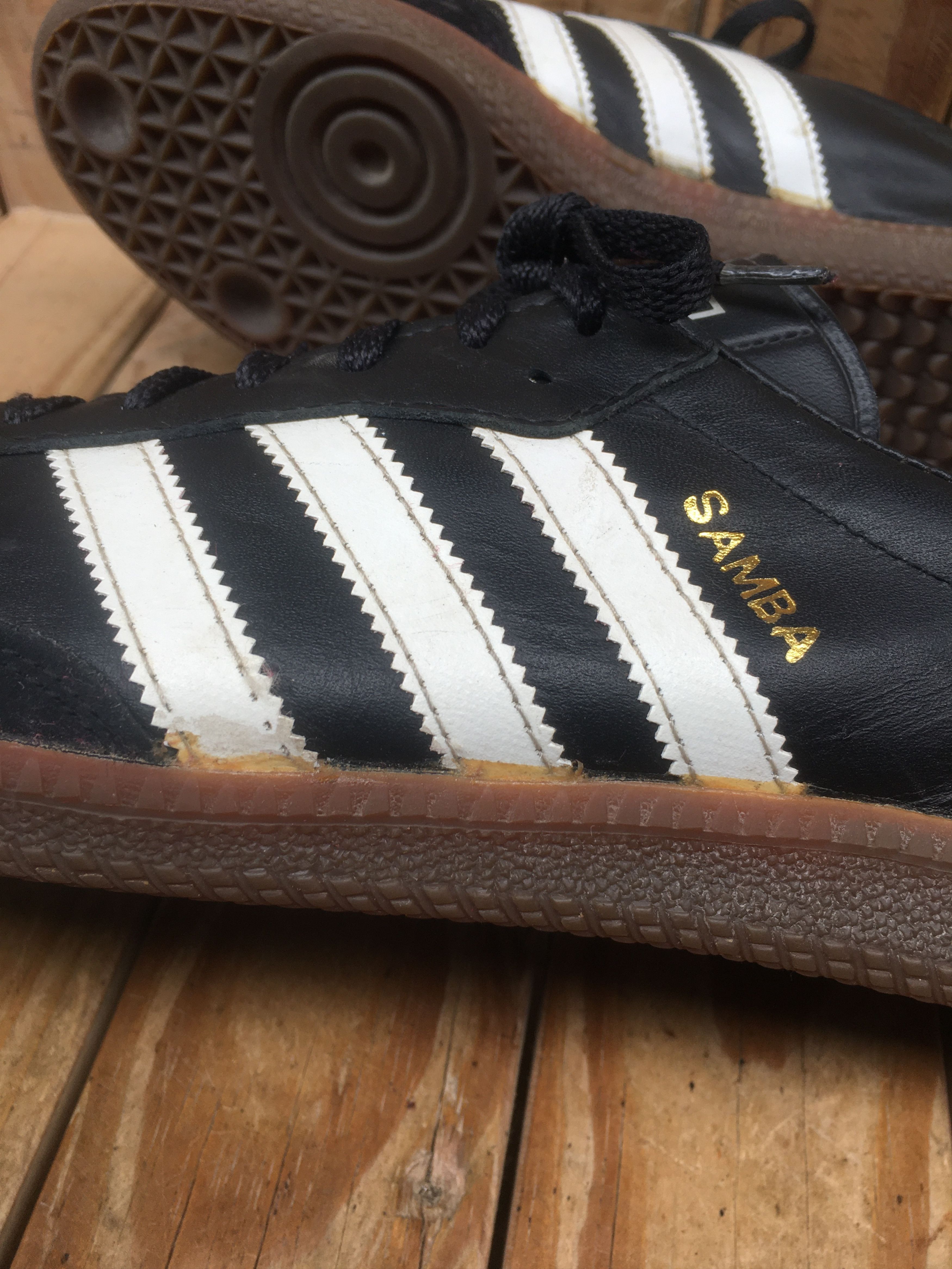 Adidas 90's Adidas Samba stripes SNEAKERS size UK 10.5 USA 11 Size US 11 / EU 44 - 7 Thumbnail
