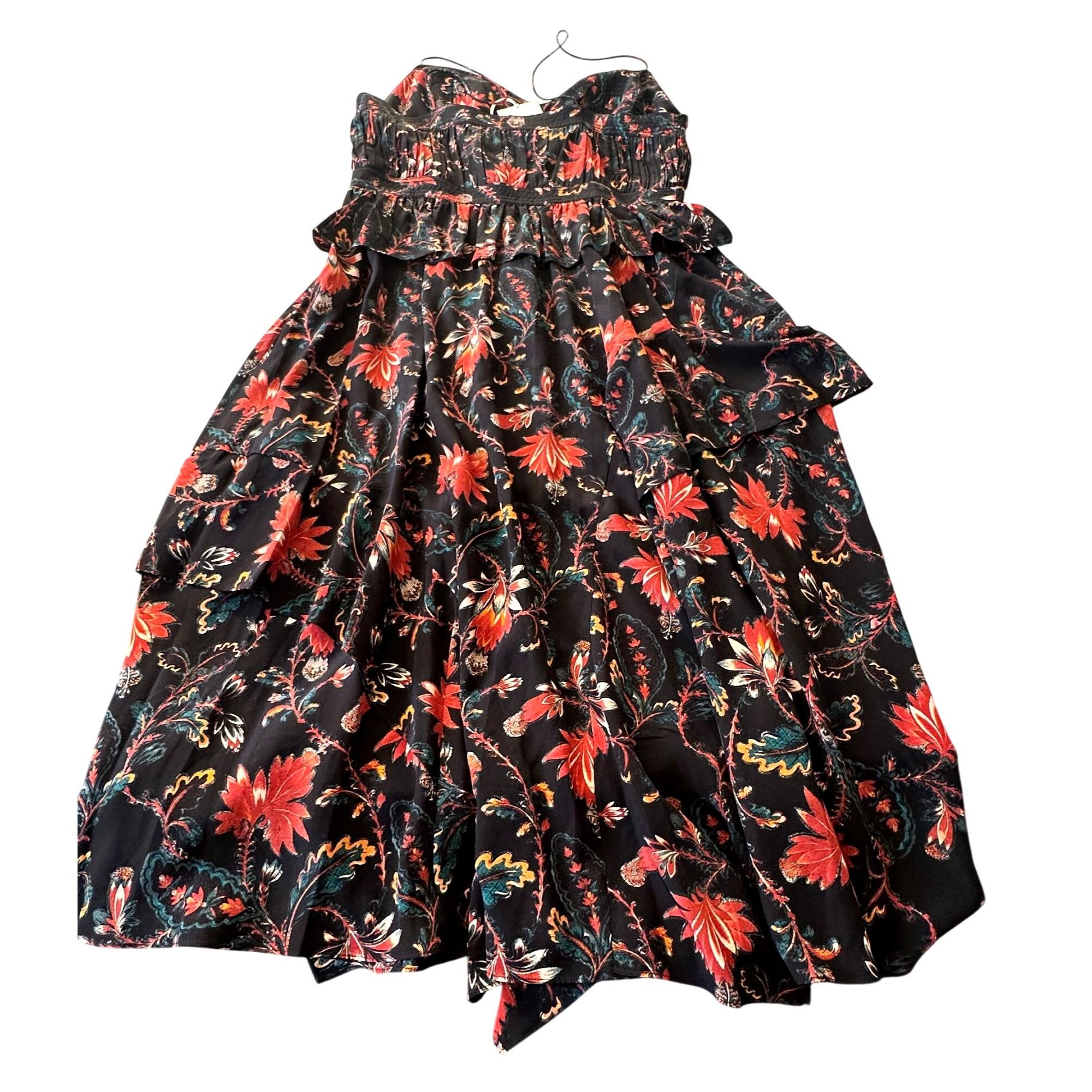 Ulla Johnson Ulla Johnson Renata Dress in Obsidian. Silk, Size 12 NWT Size XL / US 12-14 / IT 48-50 - 6 Thumbnail