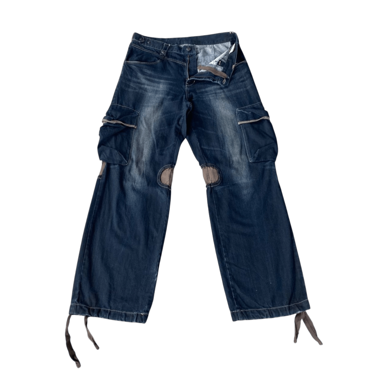 PPFM Rare Archival PPFM "Yellow Riot" Paratrooper Cargo Denim Size US 35 - 5 Thumbnail