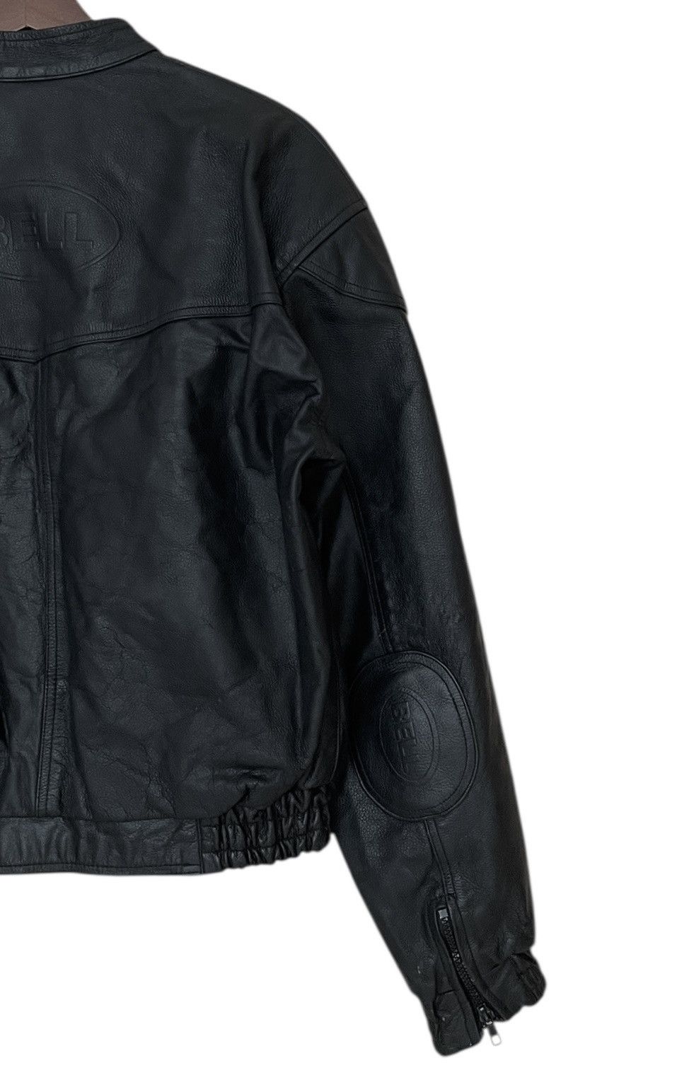 Vintage Vintage Racing Brand Bell Motorcycle Leather Jacket 1990s Size US XXL / EU 58 / 5 - 6 Thumbnail