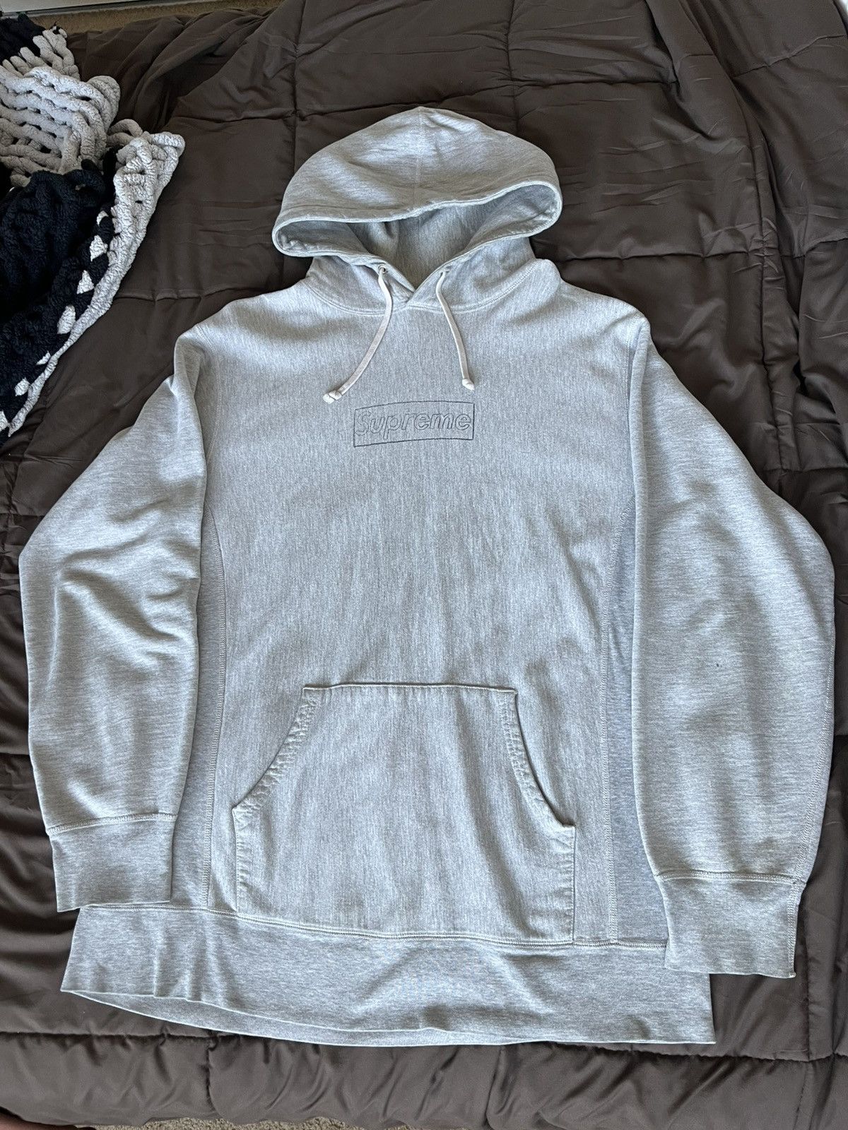 Kaws × Supreme SS11 Supreme x Kaws Chalk Box Logo Hoodie XL Size US XL / EU 56 / 4 - 2 Thumbnail