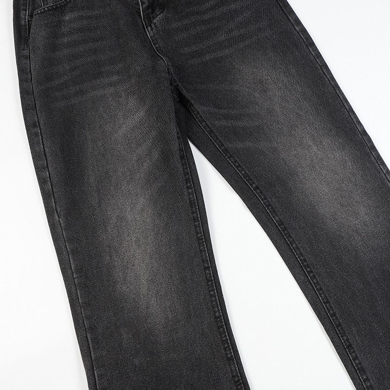 Vintage American high street washed grey flared jeans for men Size US 32 / EU 48 - 4 Thumbnail
