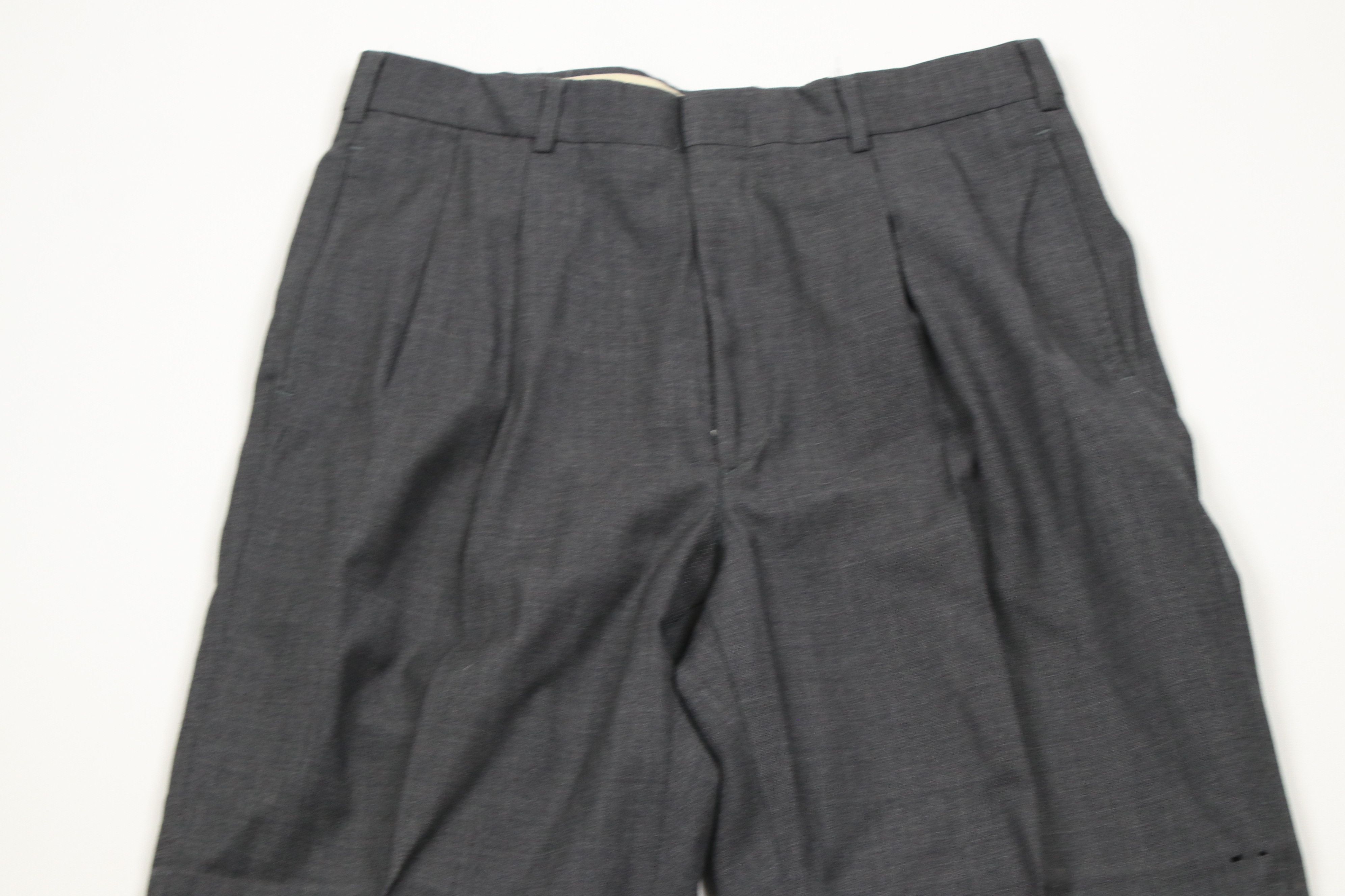 Tommy Hilfiger × Vintage Vintage 90s Tommy Hilfiger Wool Pleated Cuffed Chino Pants Size US 30 / EU 46 - 2 Thumbnail