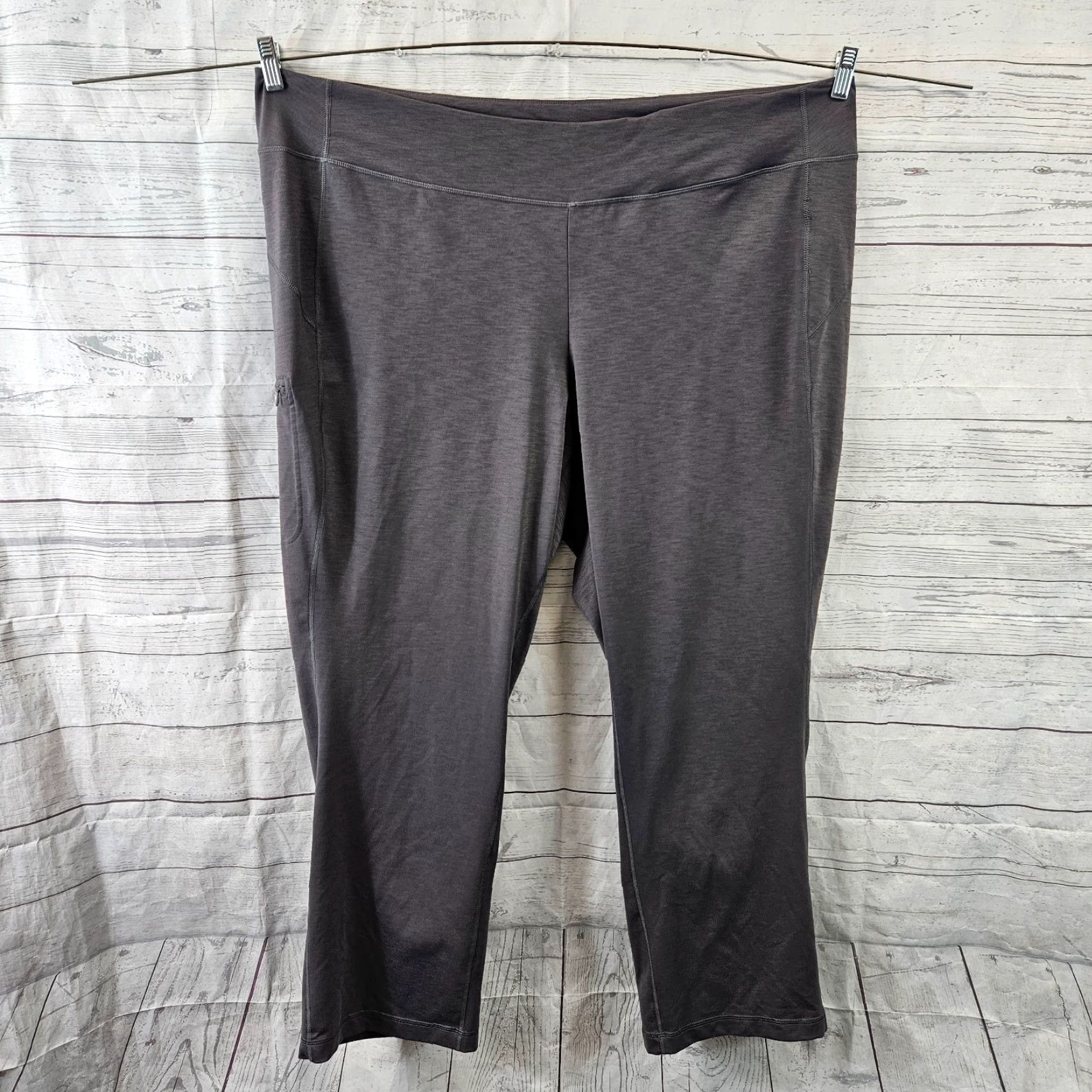 Vintage Duluth NoGA Classic Bootcut Pants 3X Gray Pull On Pocket Women Size 40" / US 18 - 2 Thumbnail