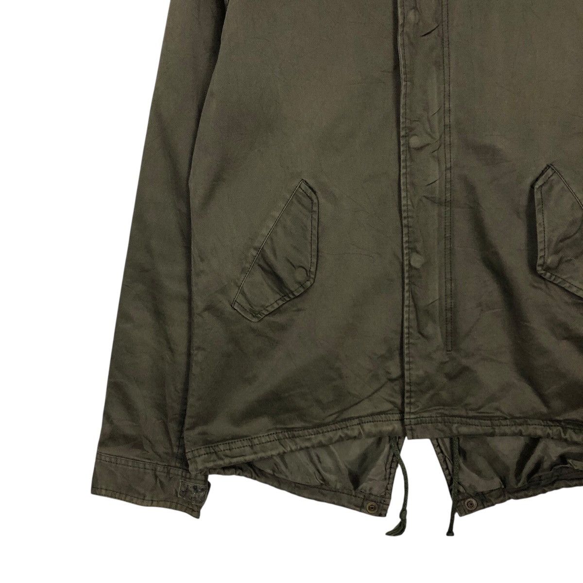 Hysteric Glamour 📌Rich Green Military Biker Jacket Zipper Hoodie Slick Punk Size US M / EU 48-50 / 2 - 5 Thumbnail