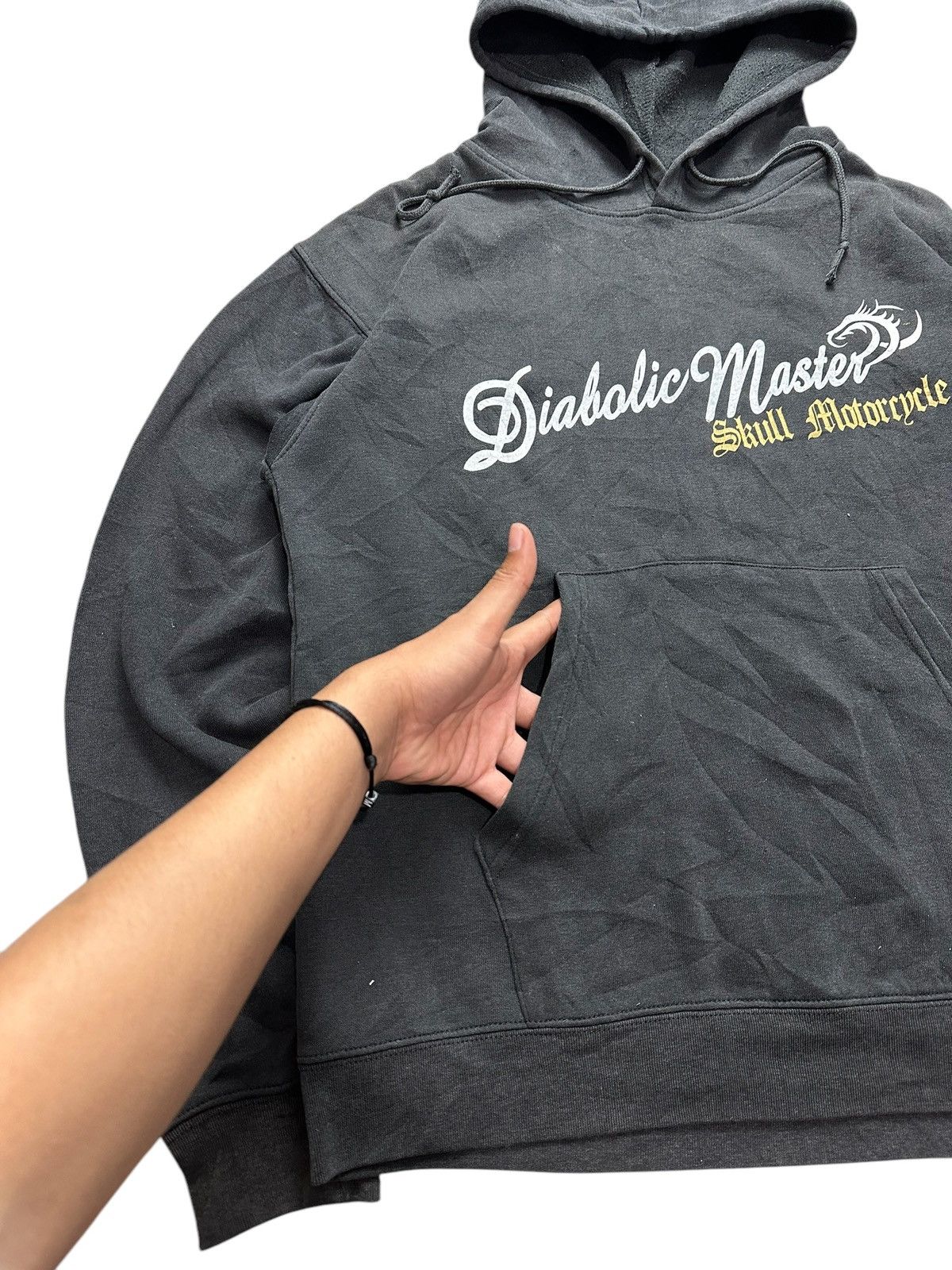 Hysteric Glamour BULLET NOISE SICK FADED DIABOLIC MASTER HOODIE TRIBAL POEM Size US L / EU 52-54 / 3 - 6 Thumbnail