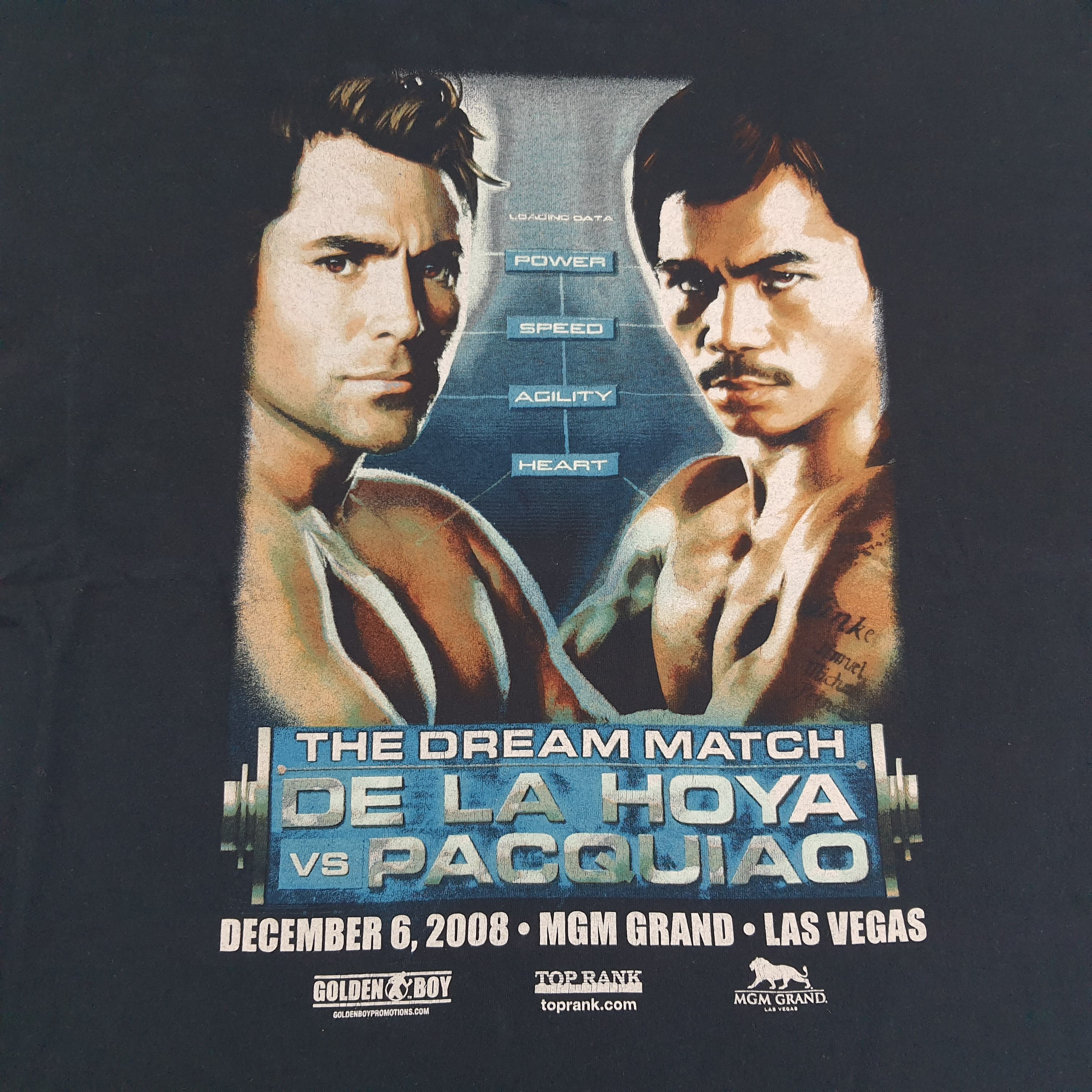 Other De la Hoya vs Pacquiao Boxer Fight T-shirt Size US XL / EU 56 / 4 - 2 Thumbnail
