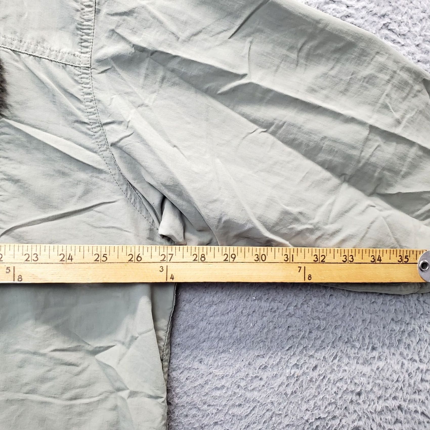 Vintage Magellan Sportswear Men Button-Up Shirt 2XL Green Pocket Collar Down Casual Outdoor 1990s? Size US XXL / EU 58 / 5 - 5 Thumbnail