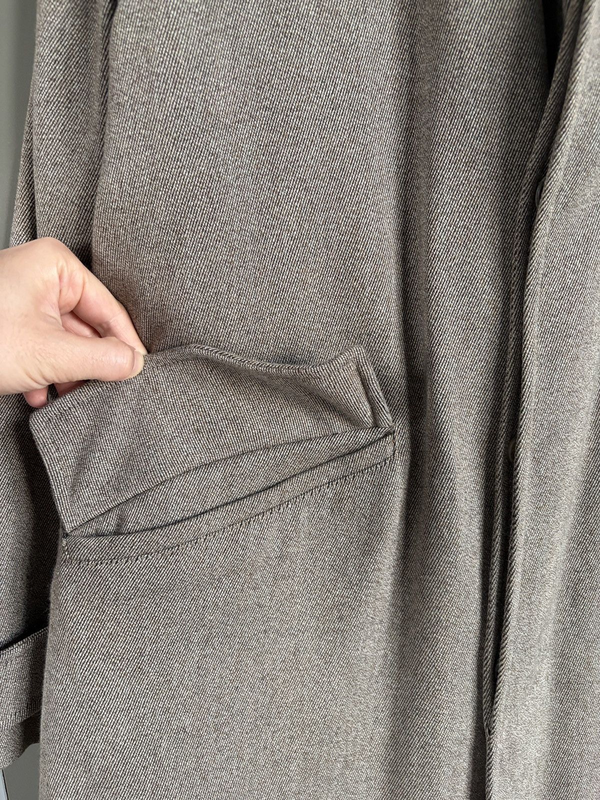Luciano Barbera Luciano Barbera Luxury Wool Beige Coat Size US M / EU 48-50 / 2 - 12 Thumbnail