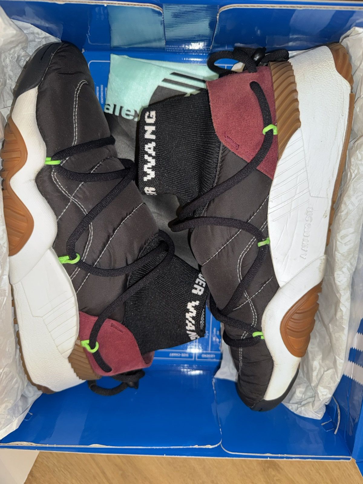 Adidas × Alexander Wang Adidas x Alexander Wang Puff Trainer Black Size 9.5 Size US 9.5 / EU 42-43 - 3 Thumbnail