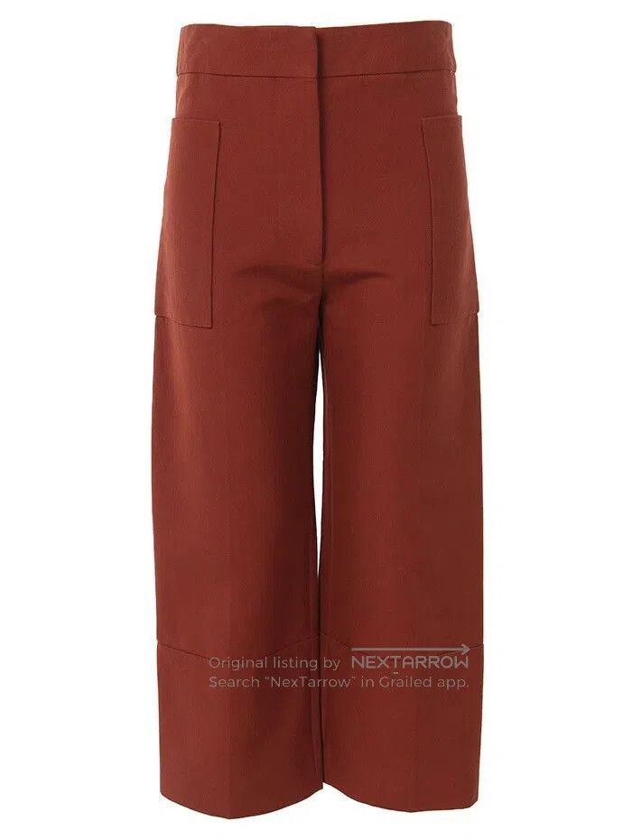 Marni Marni Burgundy Pocket Casual Pants. Size 37" - 1 Thumbnail