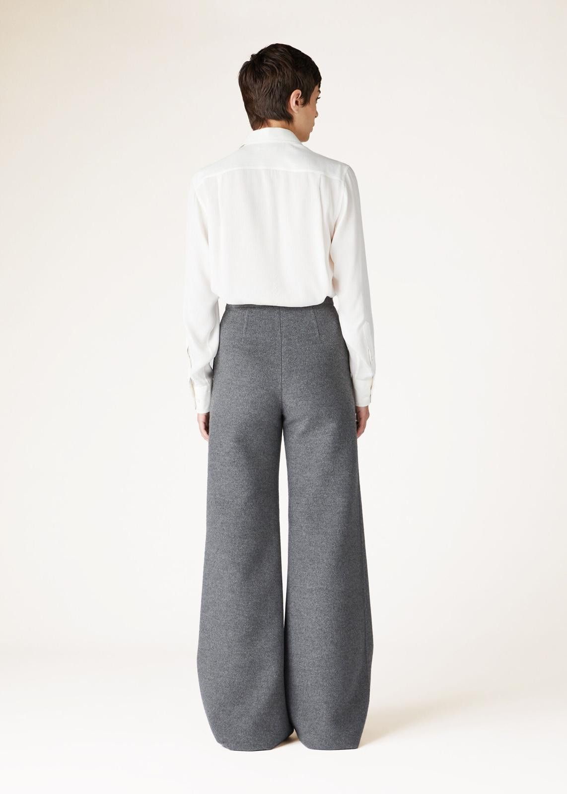 Loro Piana o1srvl11e0425 FAN6752 Loy Trouser in Grey Size 27" / US 4 / IT 40 - 4 Thumbnail