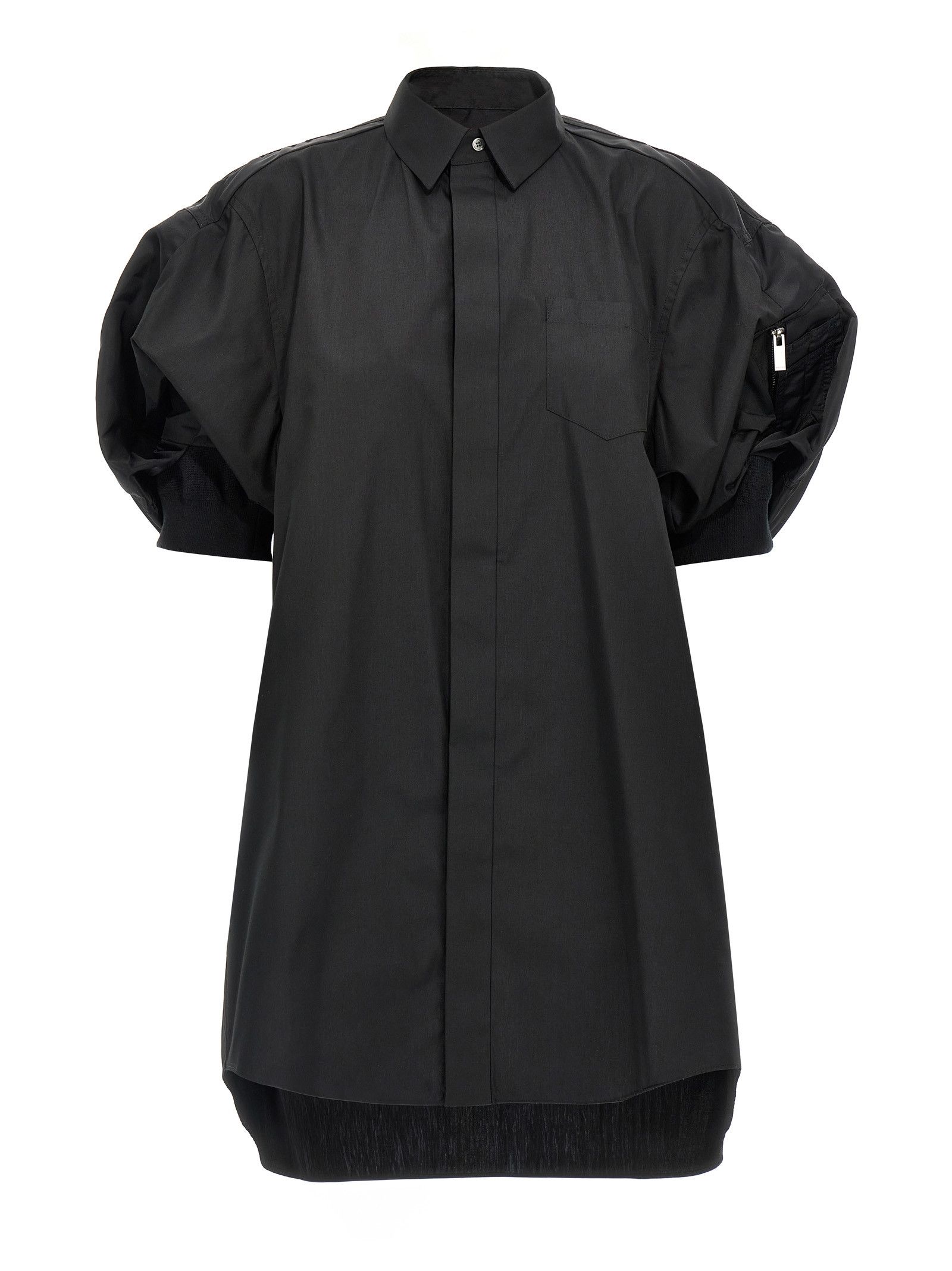 【関税込み】sacai RUFFLED DENIM DRESS Sacai Ruffled Denim Dress in Blue | Lyst