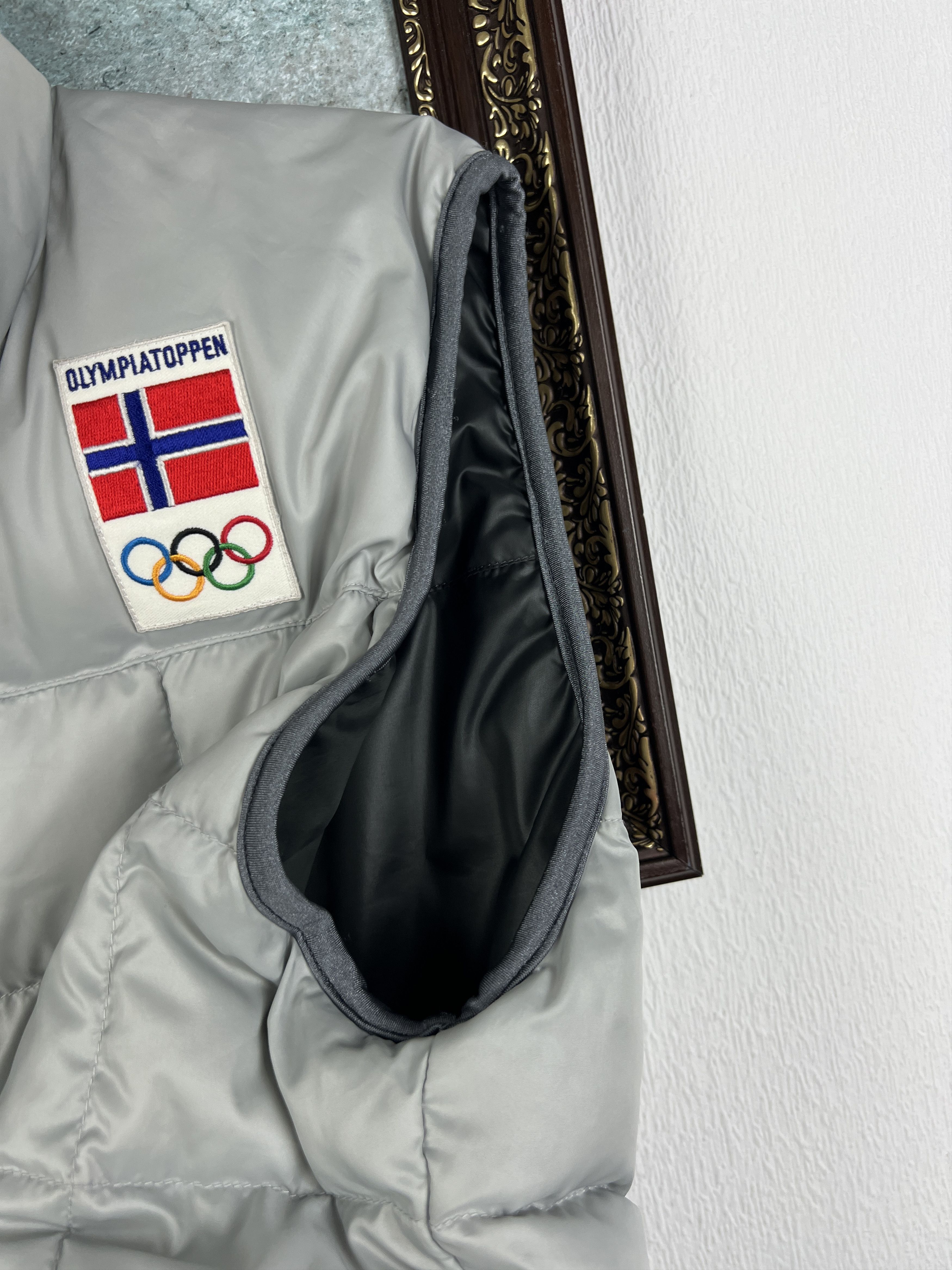Vintage Puffer Padded Ski Jacket Norway Olympics Reversible Vest Size US XS / EU 42 / 0 - 5 Thumbnail
