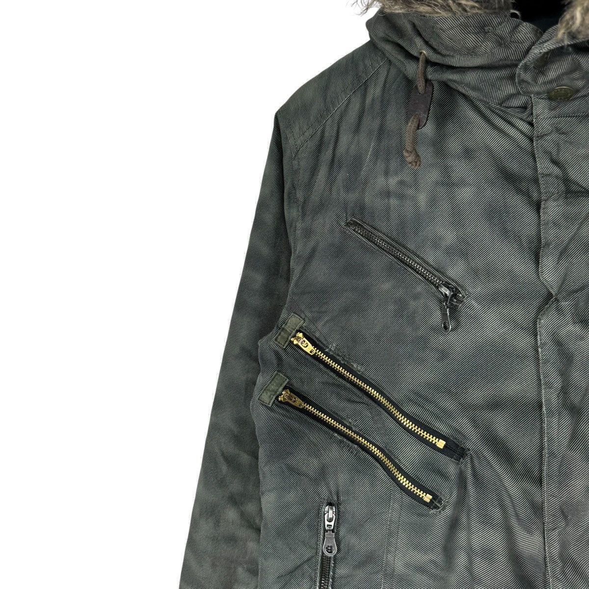 In The Attic ❄️IN THE ATTIC FUR HOODIE CAMO ZIPPER JACKET Size US L / EU 52-54 / 3 - 4 Thumbnail