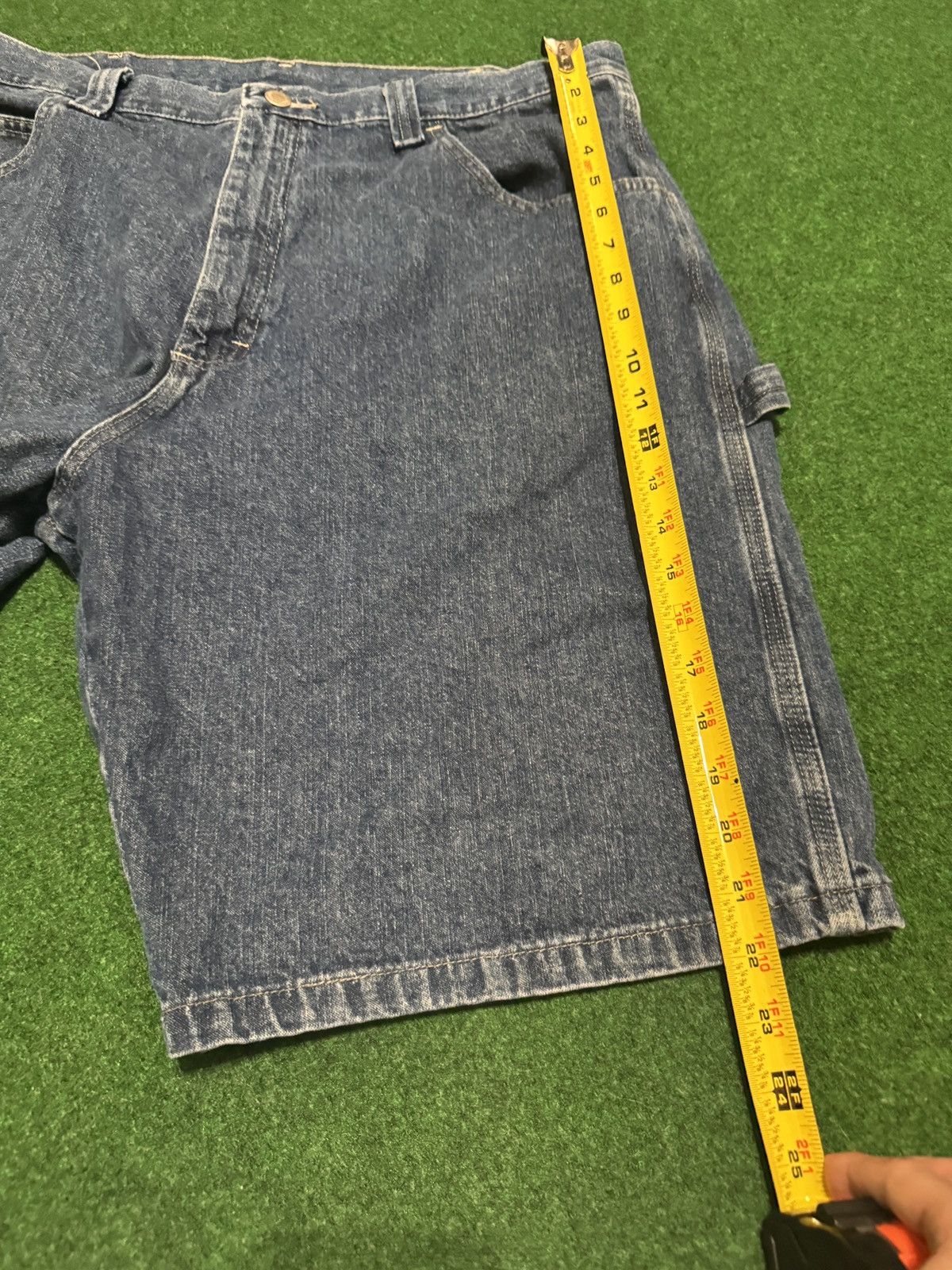 Wrangler Y2K Wrangler Carpenter Jorts Relaxed Skater Denim Shorts Size US 38 / EU 54 - 9 Thumbnail