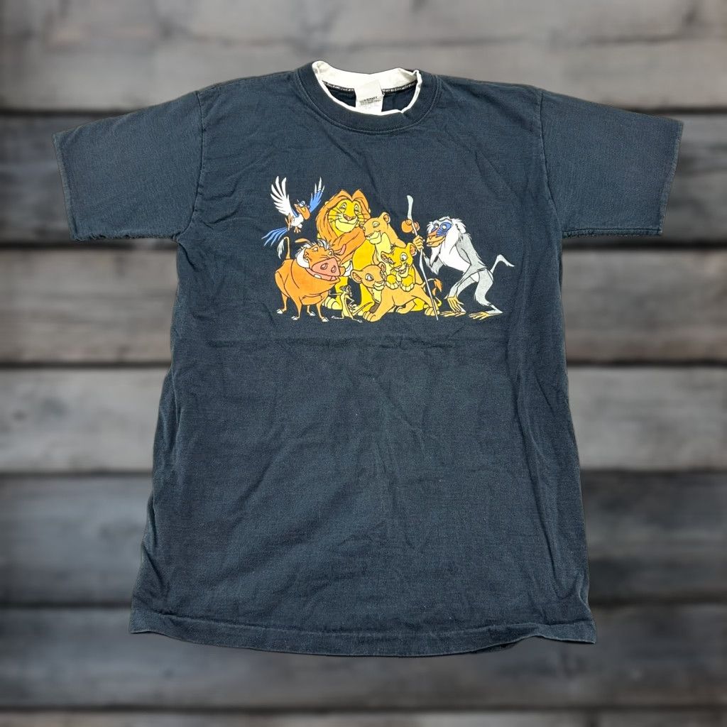 Disney VINTAGE Disney Lion King Shirt Mens M Black 90s Hakuna Matata Graphic T-Shirt Size US M / EU 48-50 / 2 - 1 Thumbnail