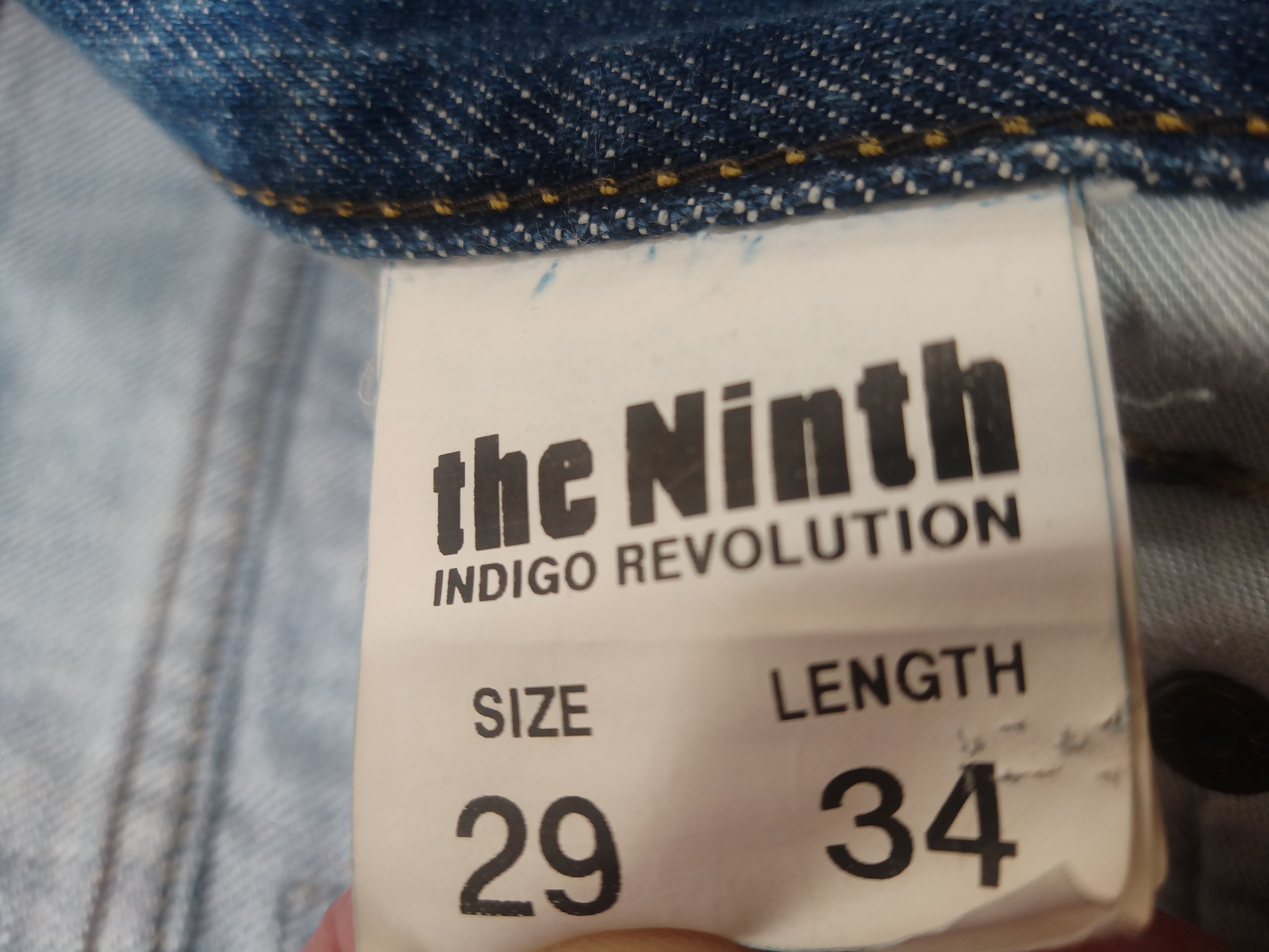 Ninth Hall Indigo Revolution the Ninth Hall men's jeans Size US 29 - 4 Thumbnail