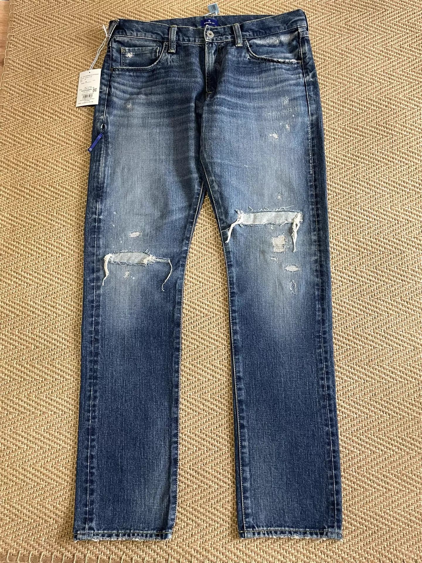 Vanquish VANQUISH FRAGMENT DENIM Slash Cut Jeans W34 NearNew Size US 34 / EU 50 - 1 Thumbnail