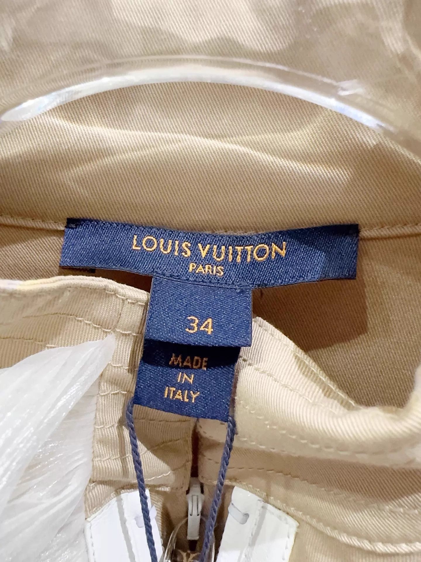 Louis Vuitton Lv Khaki Long Trench Coat 34 O/S NWT Size XS / US 0-2 / IT 36-38 - 2 Thumbnail