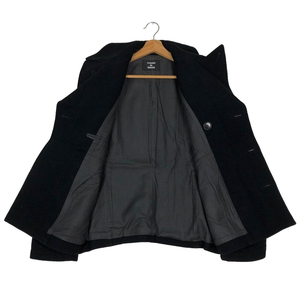 Issey Miyake 🔥Vtg Wool Double Breast Biker Issey Miyake Cabane De Zucca Size US S / EU 44-46 / 1 - 12 Thumbnail