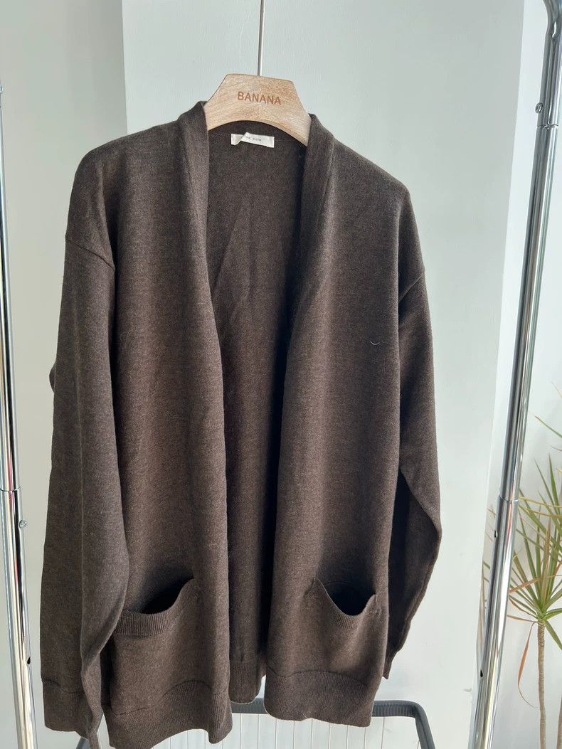 The Row The Row Brown Cardigan XS New Size US XS / EU 42 / 0 - 1 Thumbnail
