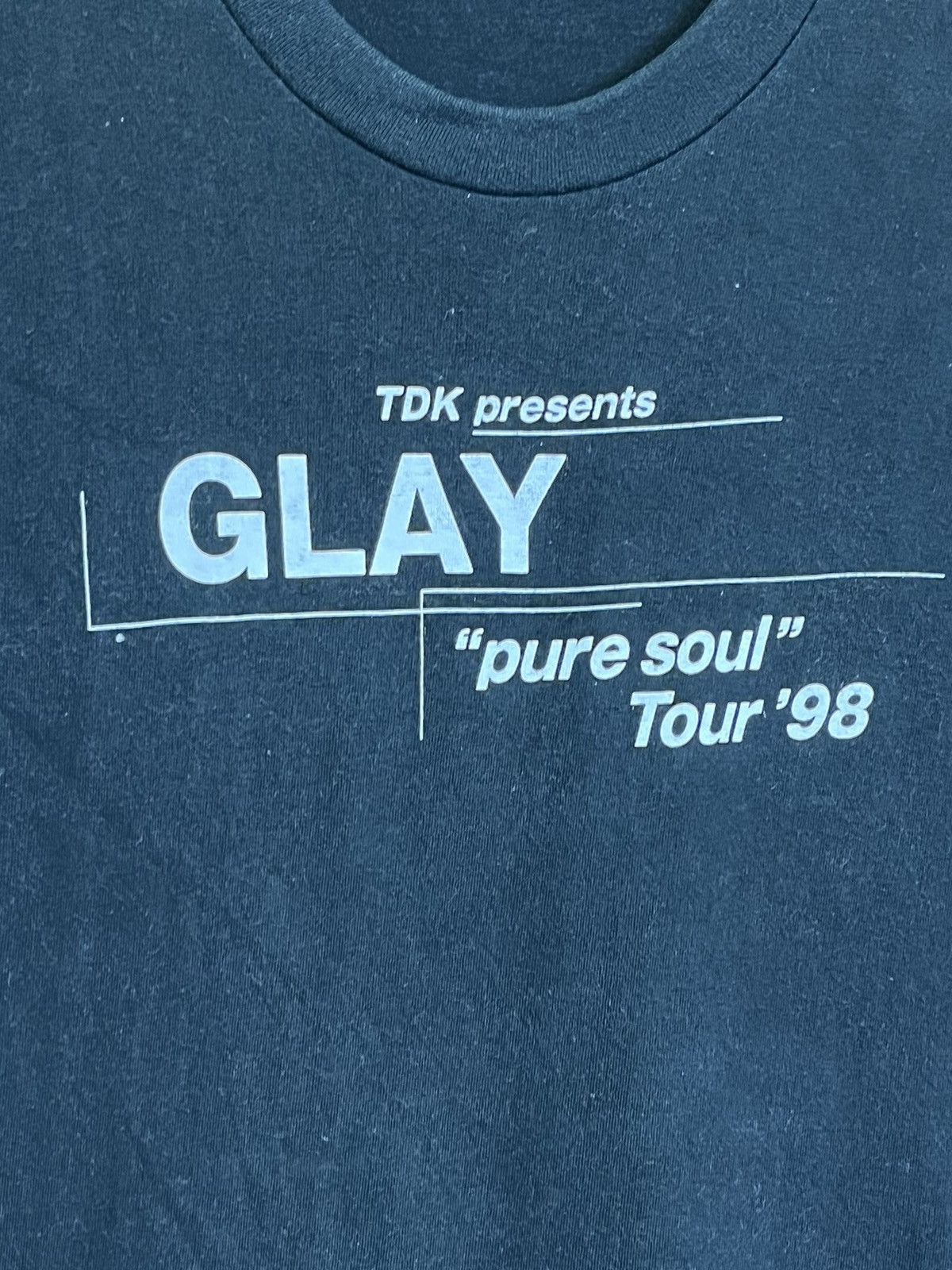 Band Tees VINTAGE 90s GLAY BAND ROCK PURE SOUL TOUR 1998 T SHIRT Size US M / EU 48-50 / 2 - 3 Thumbnail