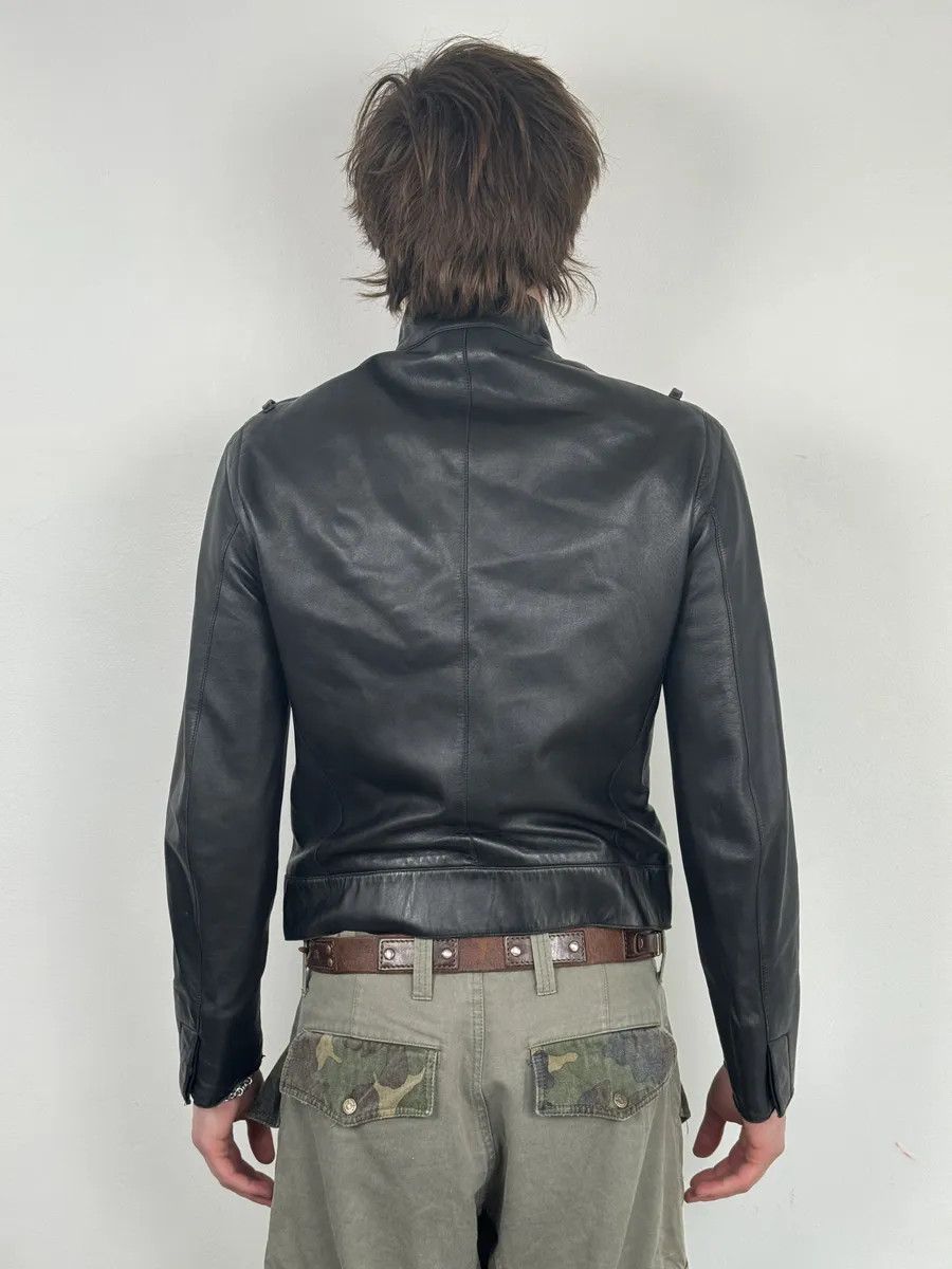 Louis Vuitton 2000s Louis Vuitton Black French Classy Leather Jacket Size US M / EU 48-50 / 2 - 4 Thumbnail