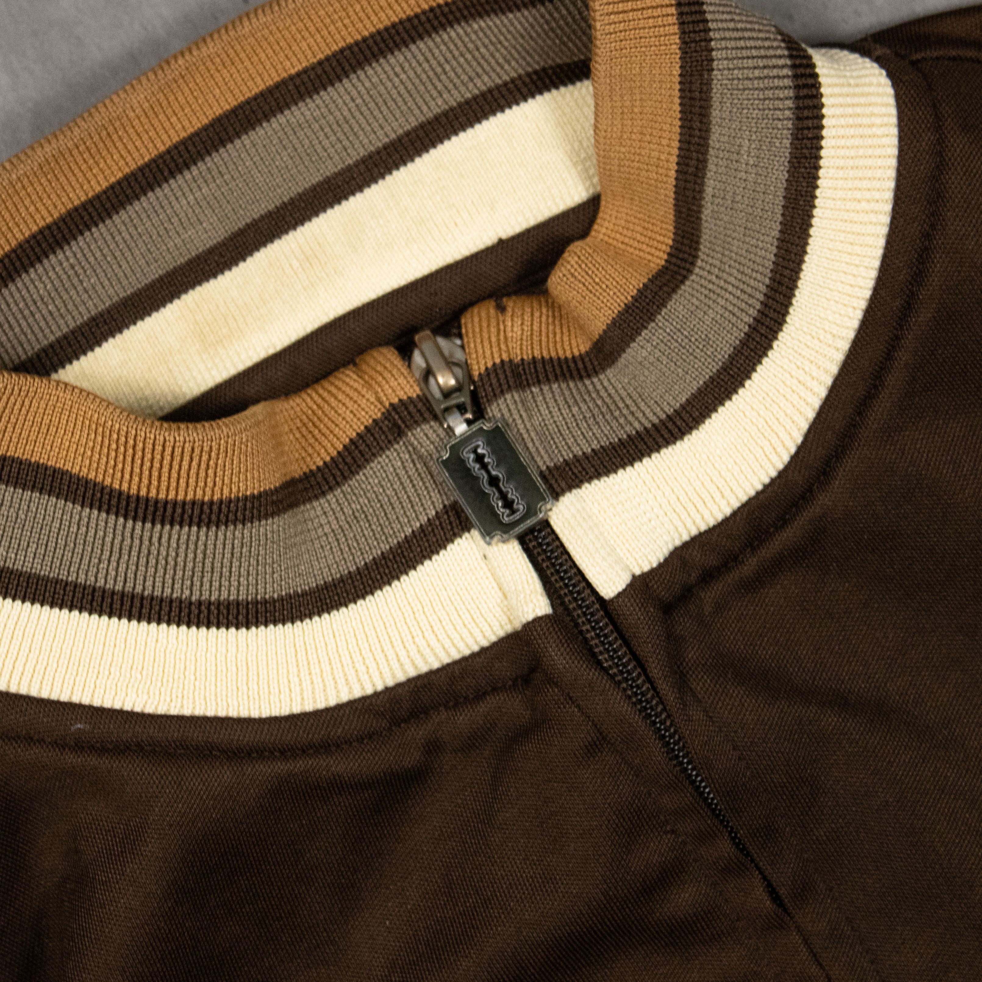 Japanese Brand Vintage VTG Y2K 2000's 00's Ripzone Brown Track Jacket Size US M / EU 48-50 / 2 - 7 Thumbnail