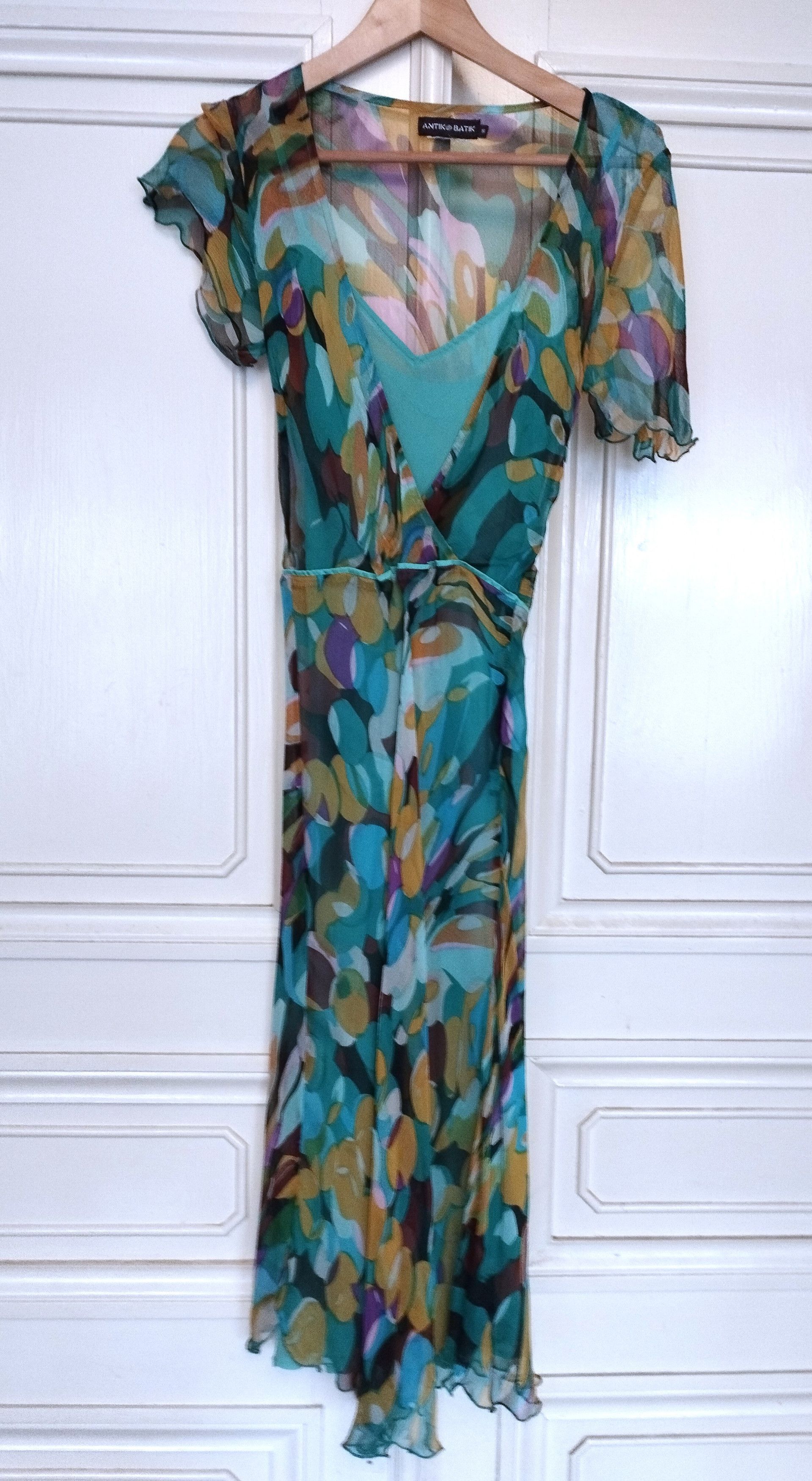 Antik Batik Antik Batik Robe Double Voile de Soie TS/M Size S / US 4 / IT 40 - 4 Thumbnail