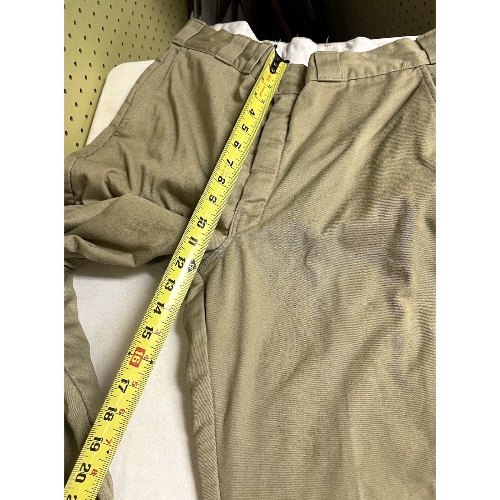 Vintage VINTAGE L.L.Bean Pants Chino Lined Flannel Brown Mens 34x30 Regular 30 Inseam Straight Logo Pockets Outdoor Soiled As Is Size US 34 / EU 50 - 5 Thumbnail