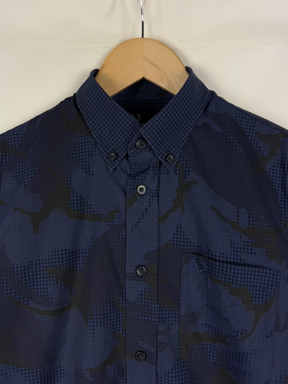 Fred Perry Fred Perry Men’s Patterned Long Sleeve Button Up Shirt Size US S / EU 44-46 / 1 - 8 Thumbnail