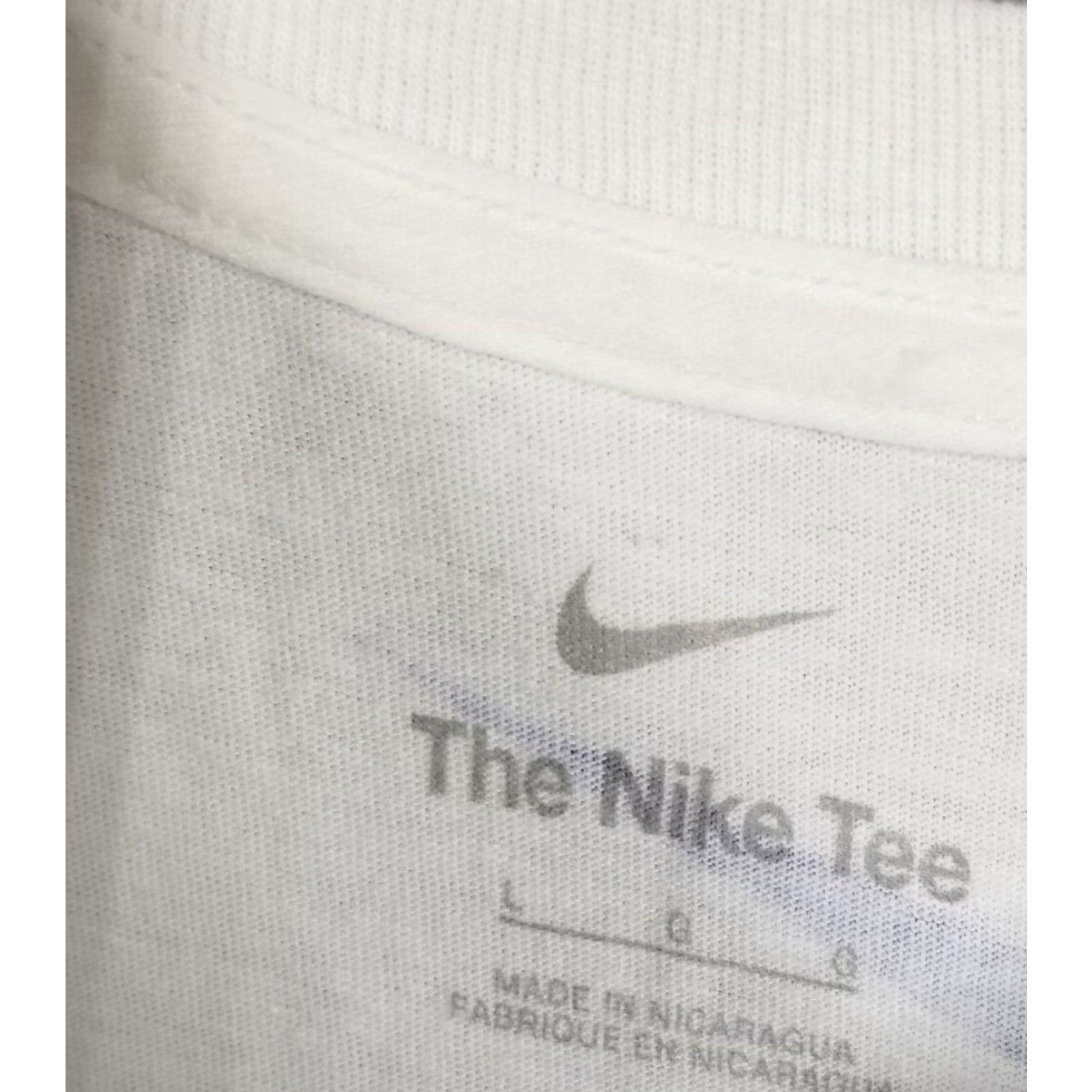 Nike VINTAGE Nike T-Shirt Shirt Adult Large White 90s LogoShort Sleeve Crew Neck Men's Size US L / EU 52-54 / 3 - 3 Thumbnail
