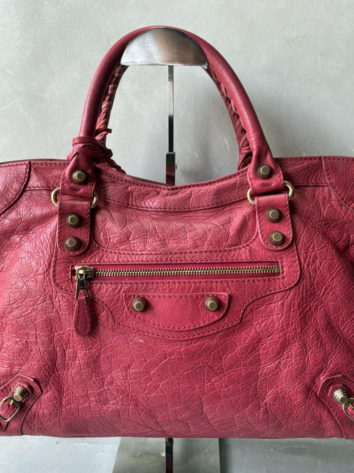 Balenciaga Balenciaga - Classic City Pink Lambskin Bag Size ONE SIZE - 5 Thumbnail