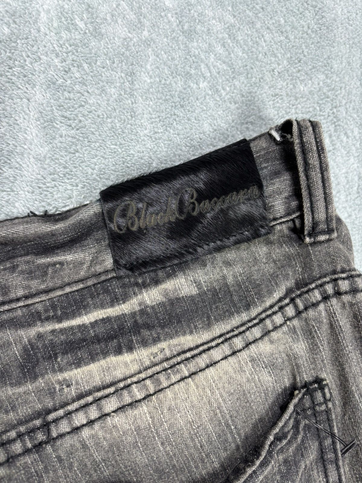 14th Addiction Black Baccara Flared Bondage Pants. S0258 Size US 29 - 9 Thumbnail
