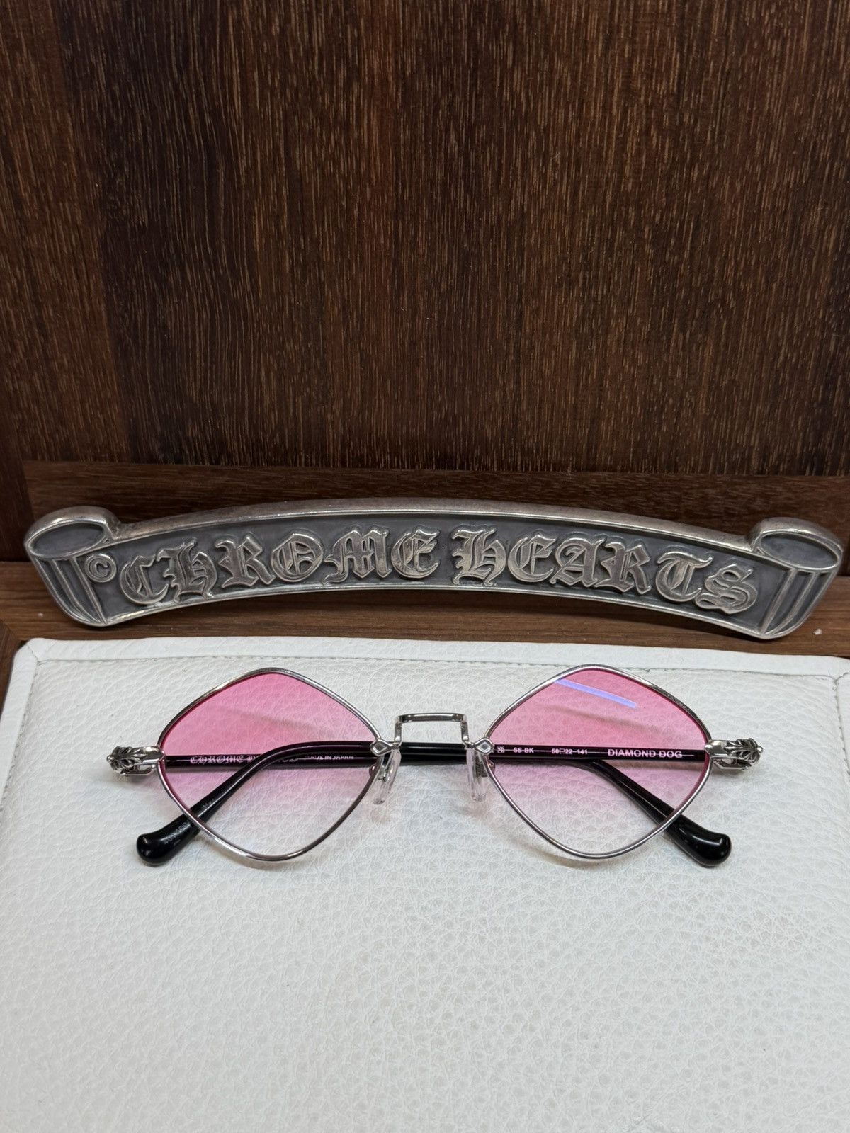 Chrome Hearts Chrome Hearts Diamond Dog Sunglasses Size ONE SIZE - 1 Thumbnail