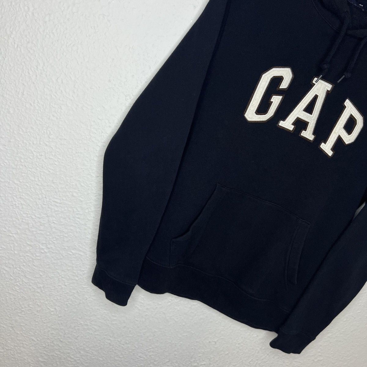 Gap Gap Vintage Hoodie Navy Big Logo Spellout Retro Y2K Drill Size US M / EU 48-50 / 2 - 2 Thumbnail
