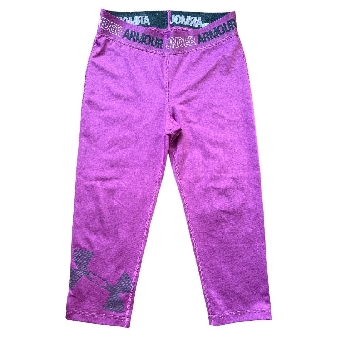 Under Armour Under Armour Pink Capri Leggings, US24 Size 24" / US 00 / IT 34 - 2 Thumbnail