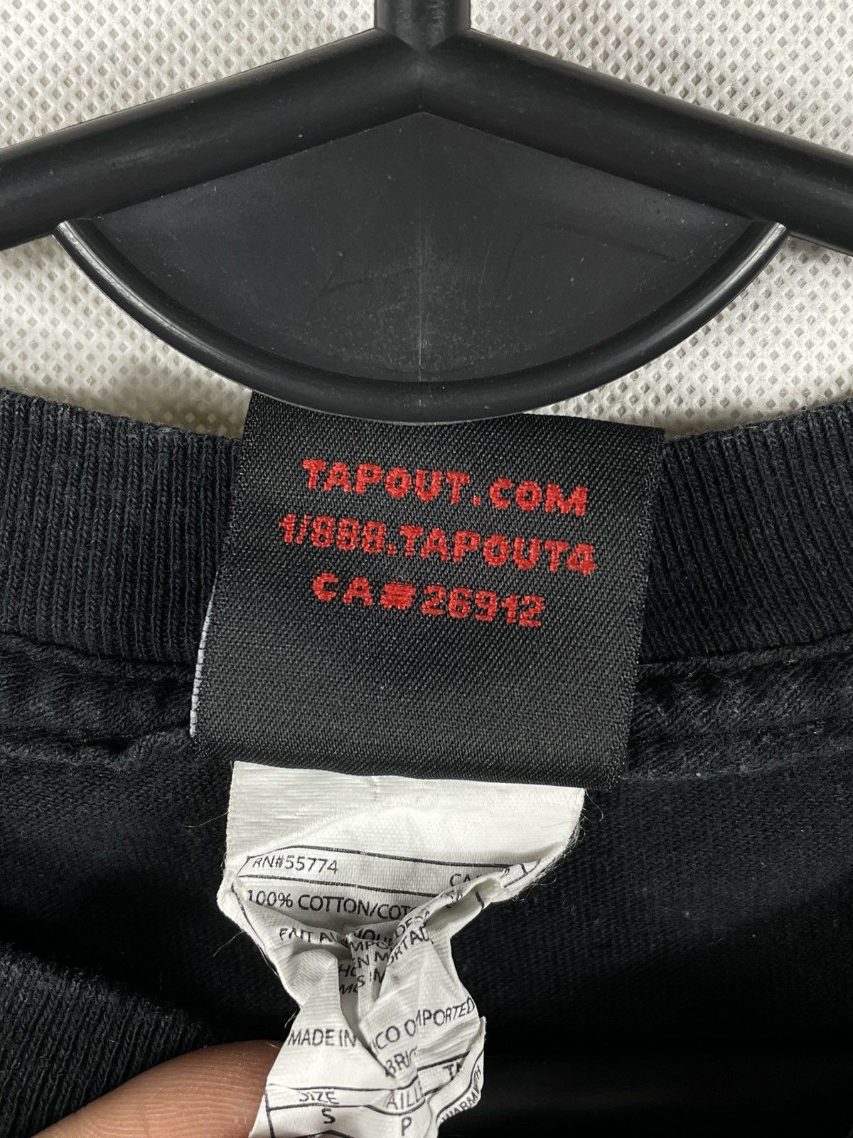 Tapout × Vintage Black vintage y2k t-shirt tee Tapout opium affliction Grunge Size US S / EU 44-46 / 1 - 9 Thumbnail