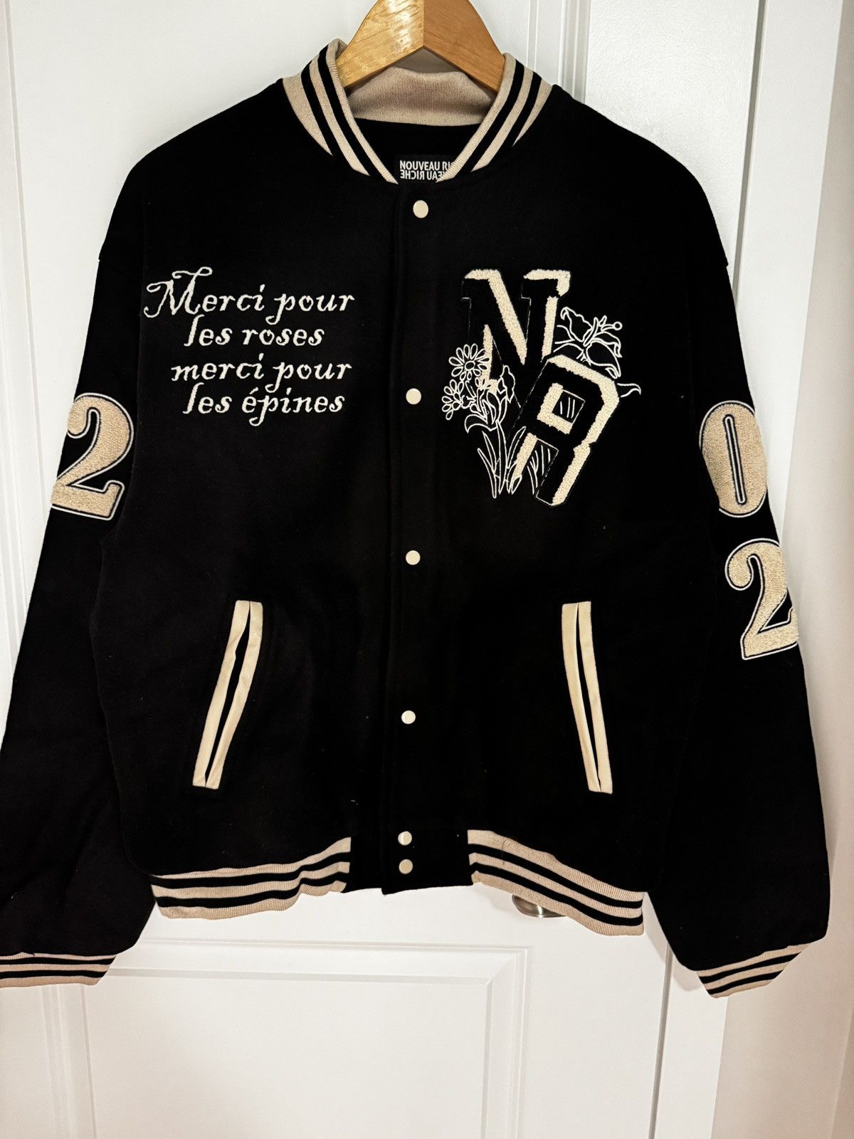 Other Nouveau Riche Black Founder’s Varsity Jacket Size US M / EU 48-50 / 2 - 1 Thumbnail