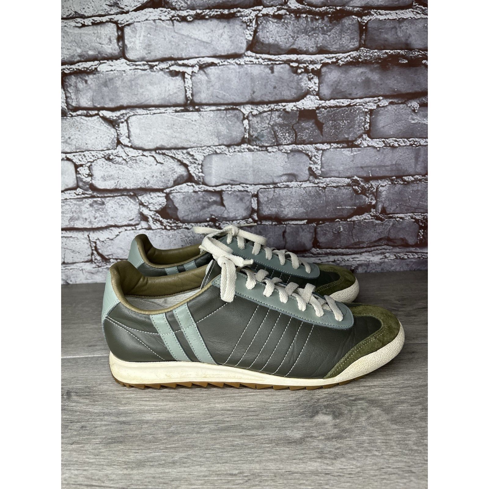 Daniel Patrick Patrick Gray Leather Blue Mesh Athletic Lace Up Shoes Women Size US 11 / IT 41 - 15 Thumbnail