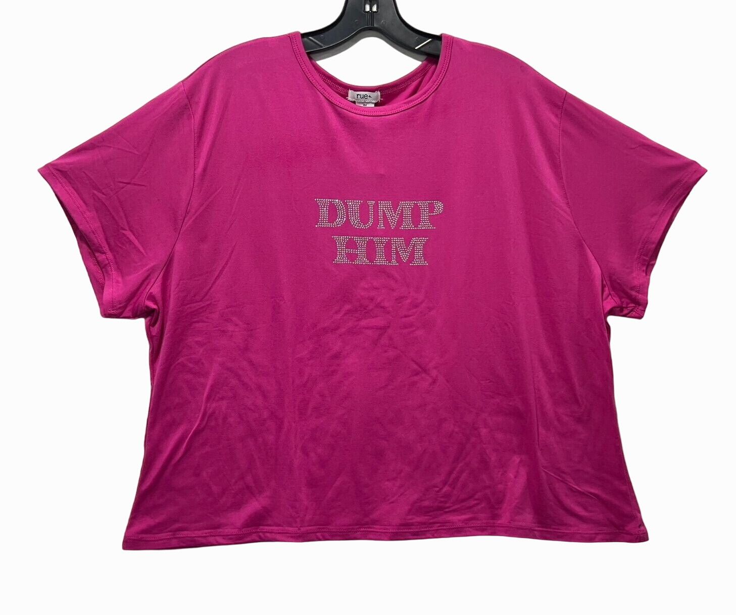 Other Rue + - Women's Adults Short Sleeves T-Shirt - Graphic Tee - Size 4XL / US 24-26 - 1 Thumbnail